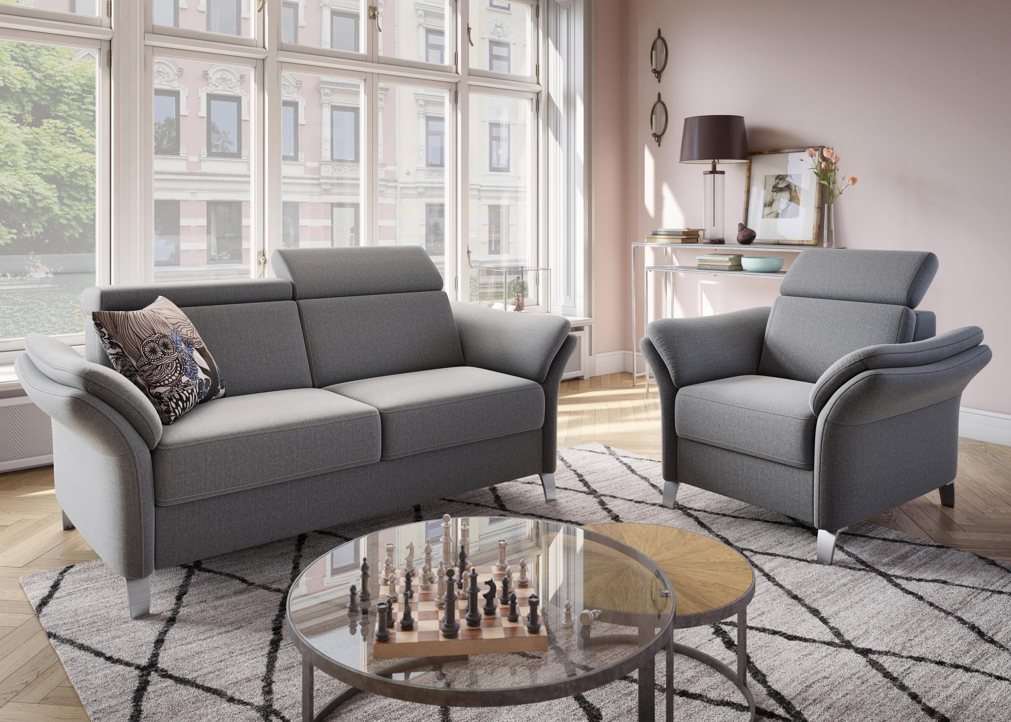 sit&more Fauteuil Vincenzo inclusief verstelbaar hoofdeind