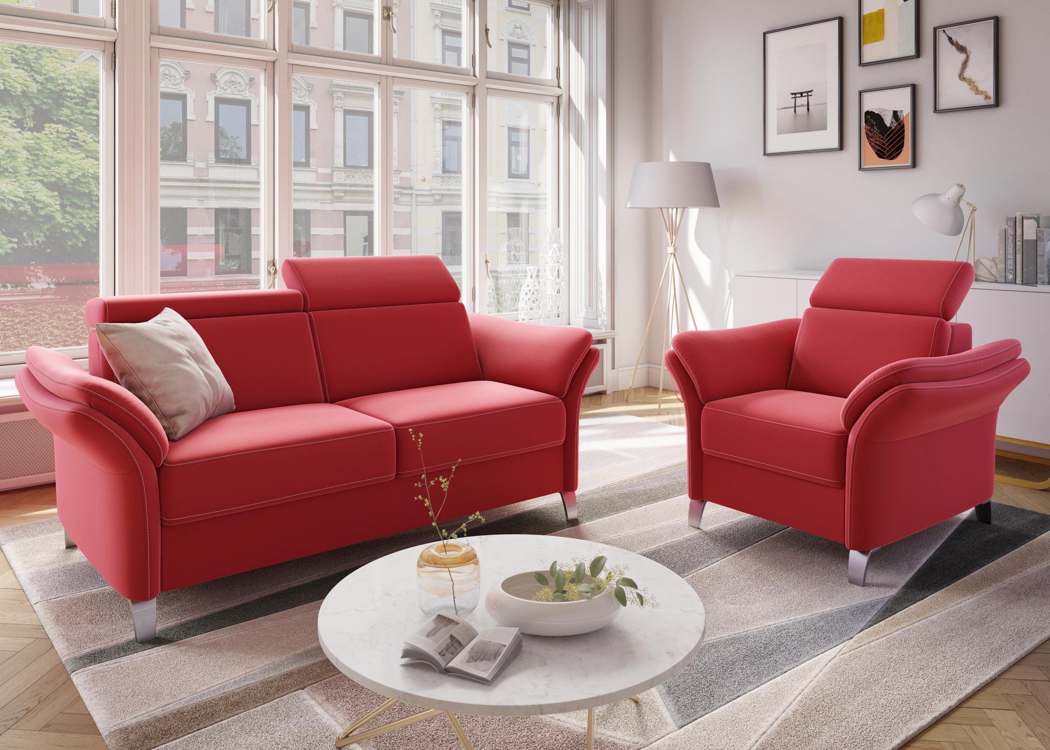 sit&more Fauteuil Vincenzo inclusief verstelbaar hoofdeind