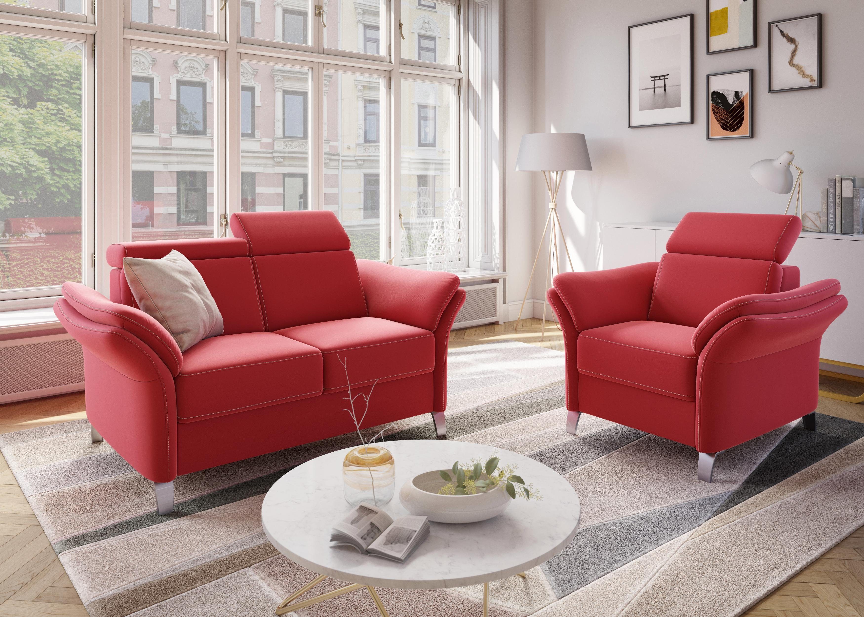 sit&more Fauteuil Vincenzo inclusief verstelbaar hoofdeind