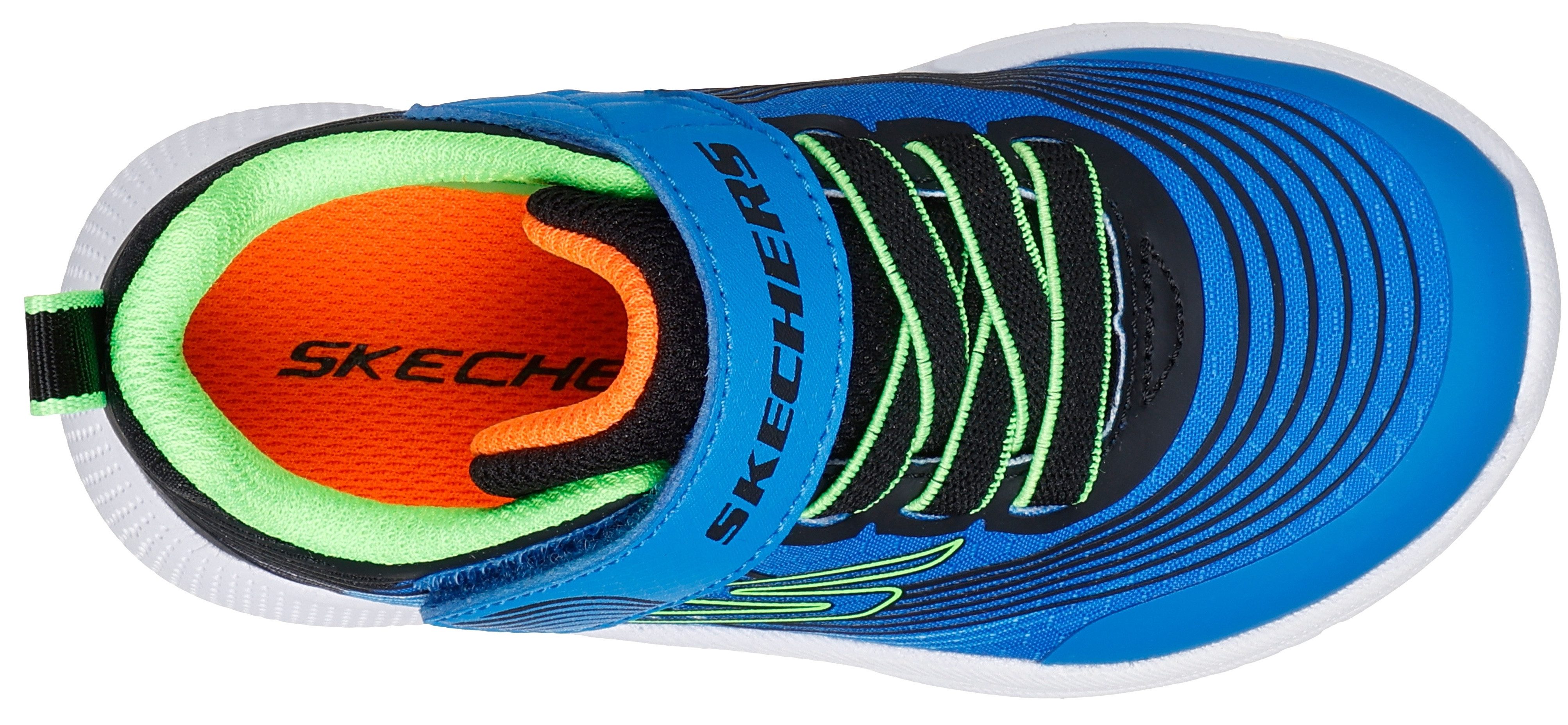 Skechers Sneakers MICROSPEC ADVANCE Babyschoen met extra elastiek, maatsjabloon om te downloaden