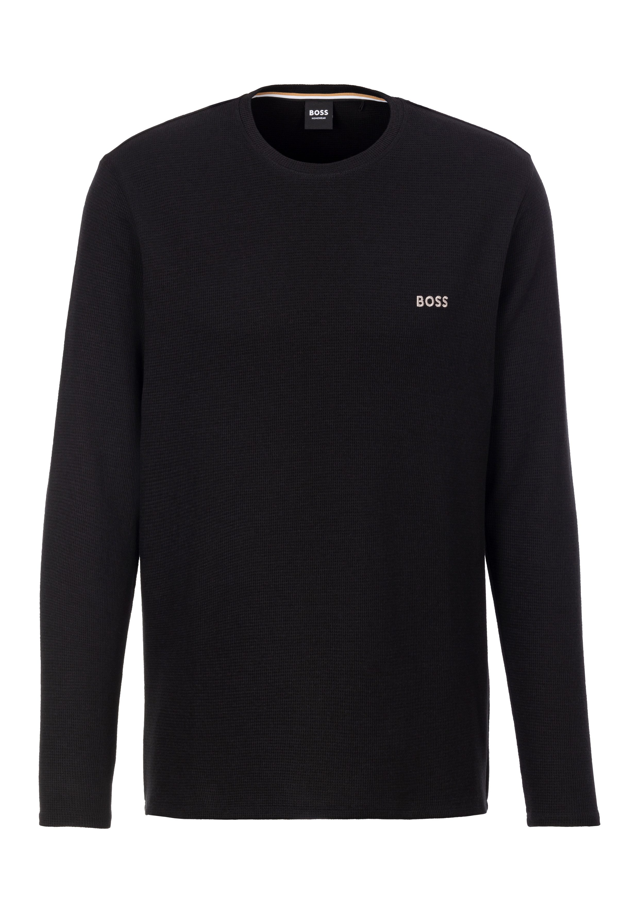 BOSS Pyjama top Waffle LS-Shirt