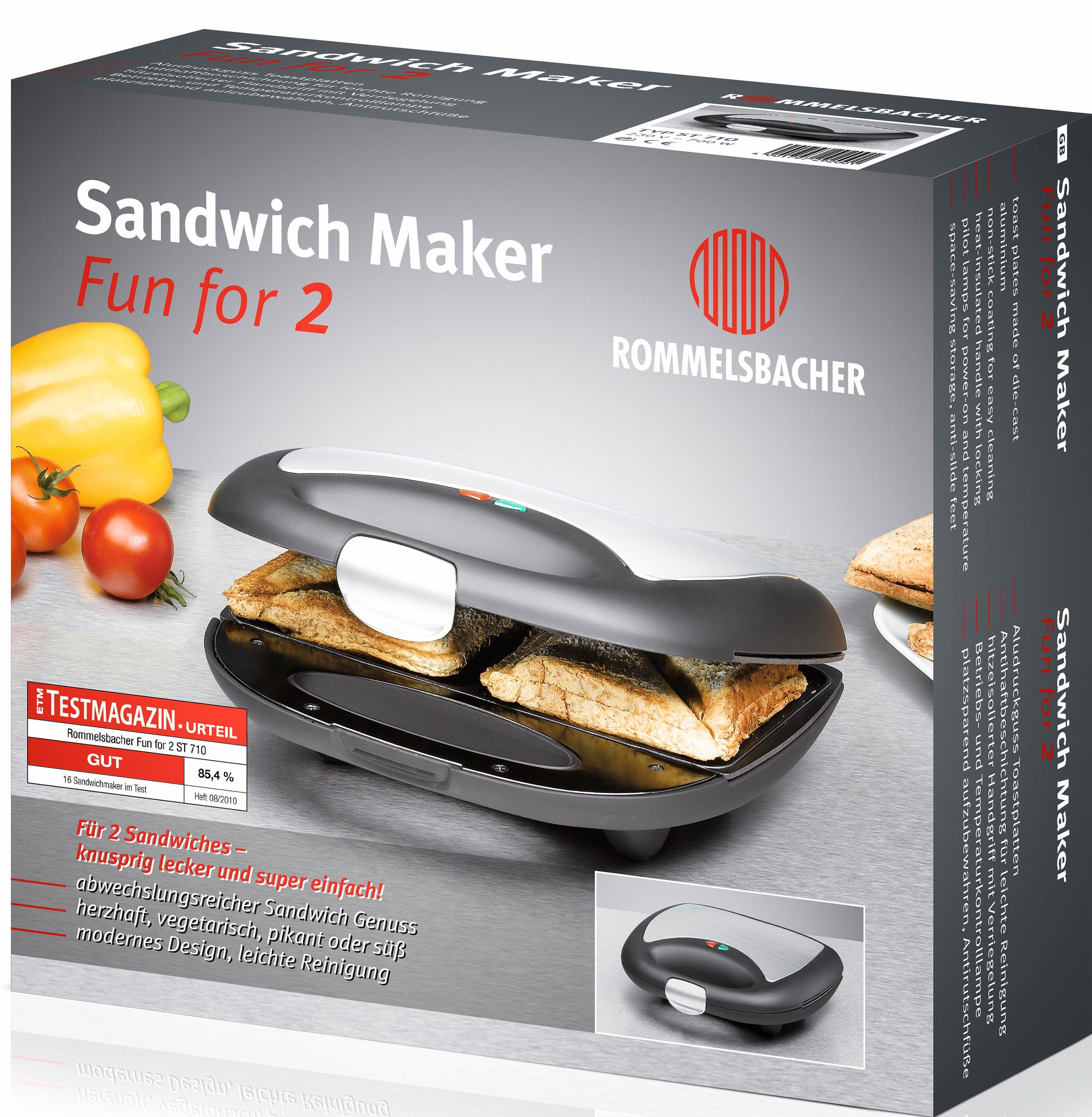 Rommelsbacher Sandwichmaker ST 710