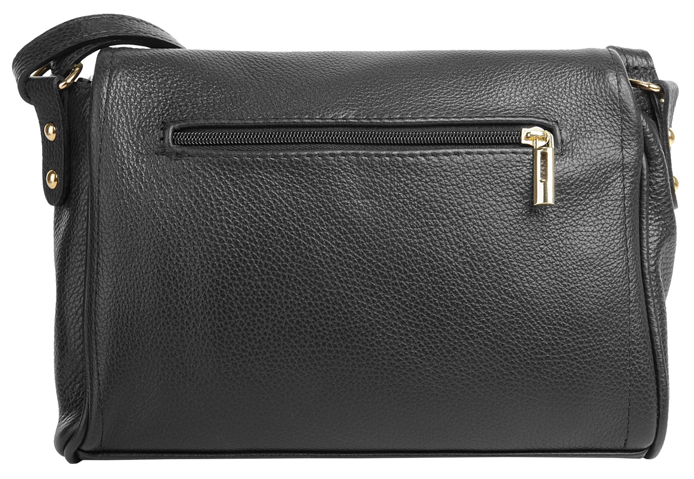Cluty Schoudertas echt leer, made in italy