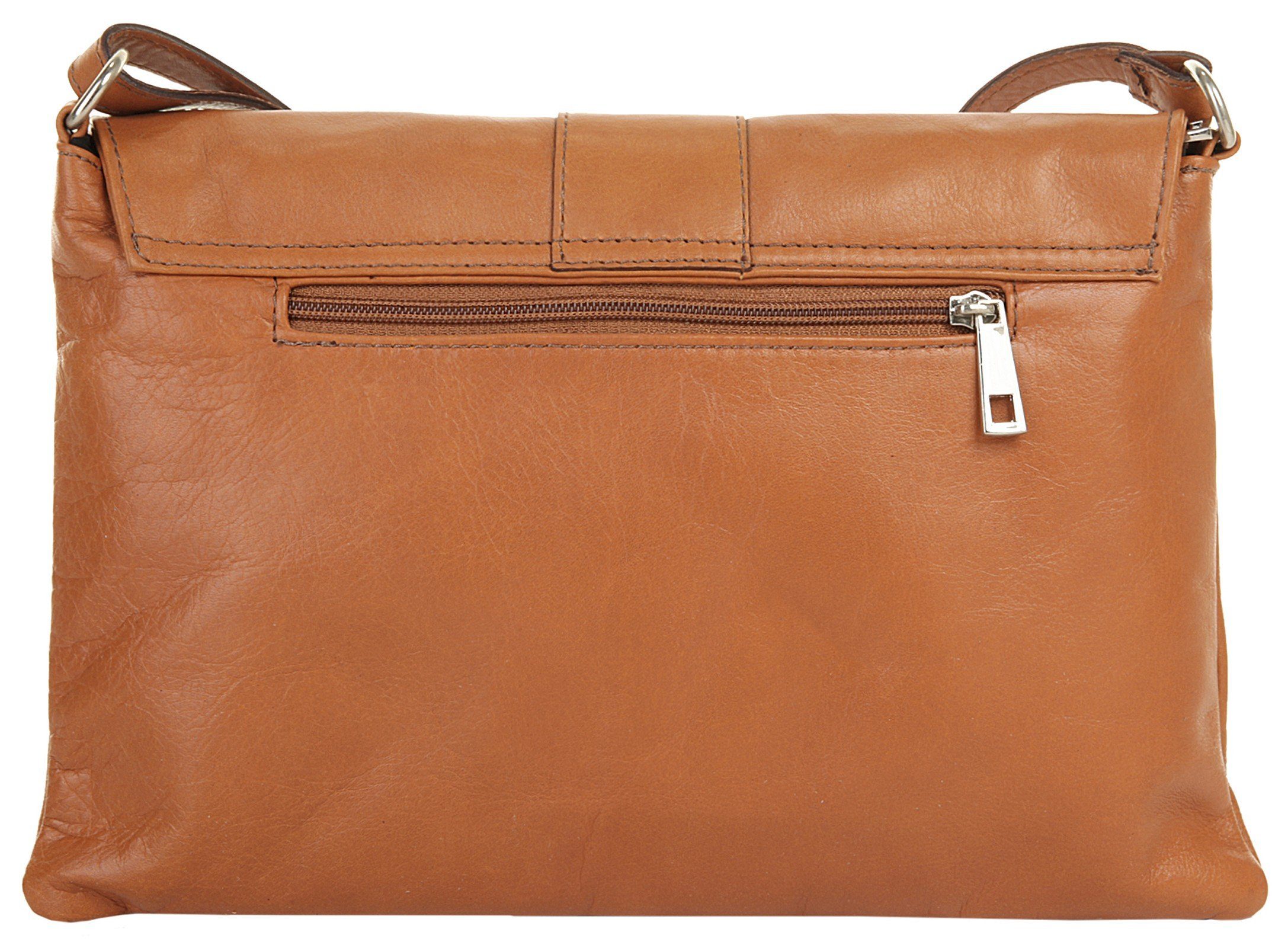 Cluty Schoudertas echt leer, made in italy