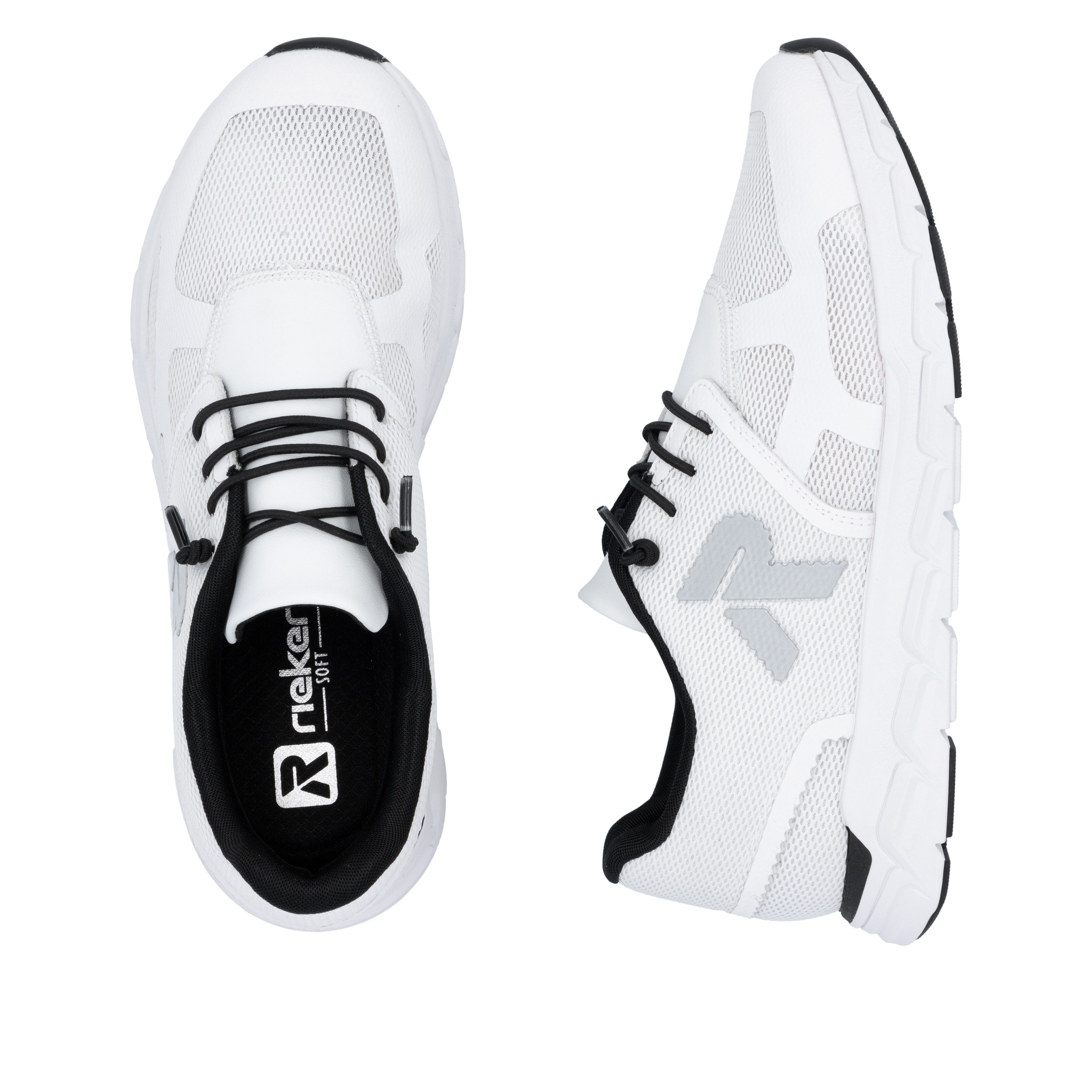 RIEKER Sport Slip-on sneakers Preston , vrijetijdsschoen, lage schoen, instapschoen met elastiek