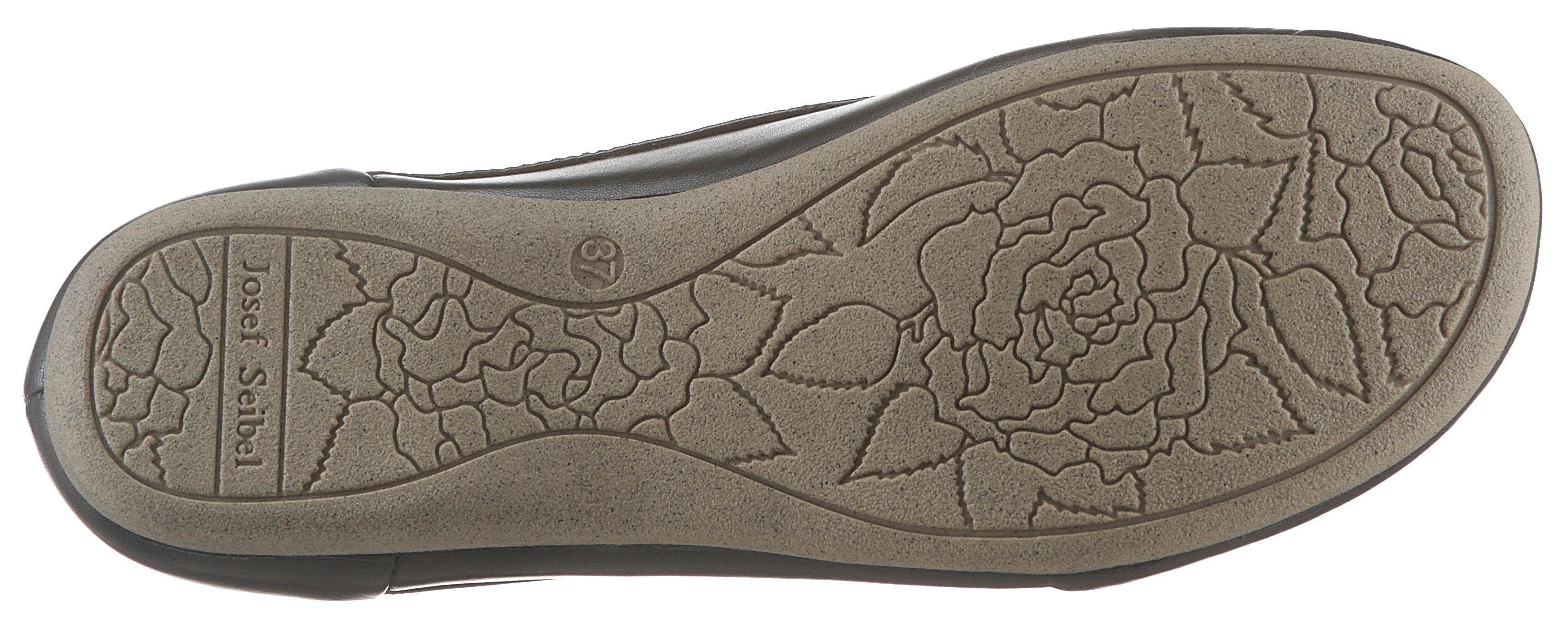 Josef Seibel Instappers Fiona 01 Comfortschoen, instapschoen met elastische decoratieve veters