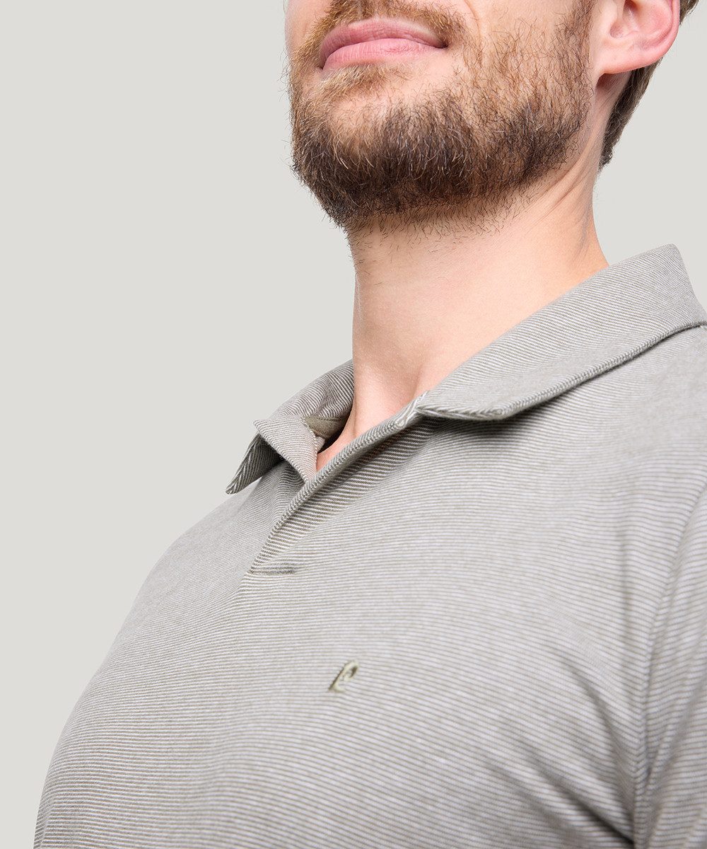 Pierre Cardin Poloshirt met open kraag