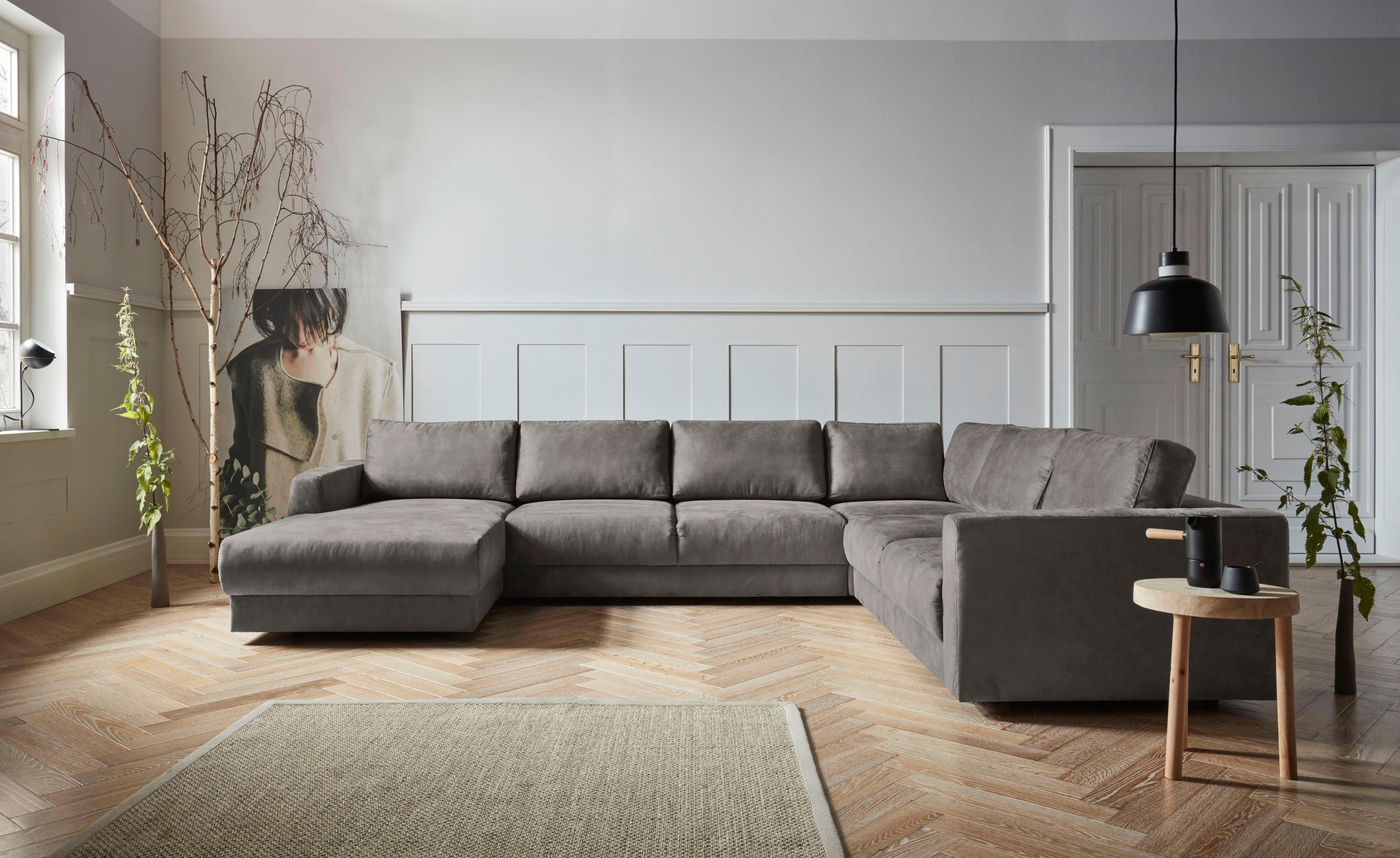 Andas Zithoek Hobro U-vorm in 3 stofkwaliteiten in vele kleuren, design by morten georgsen