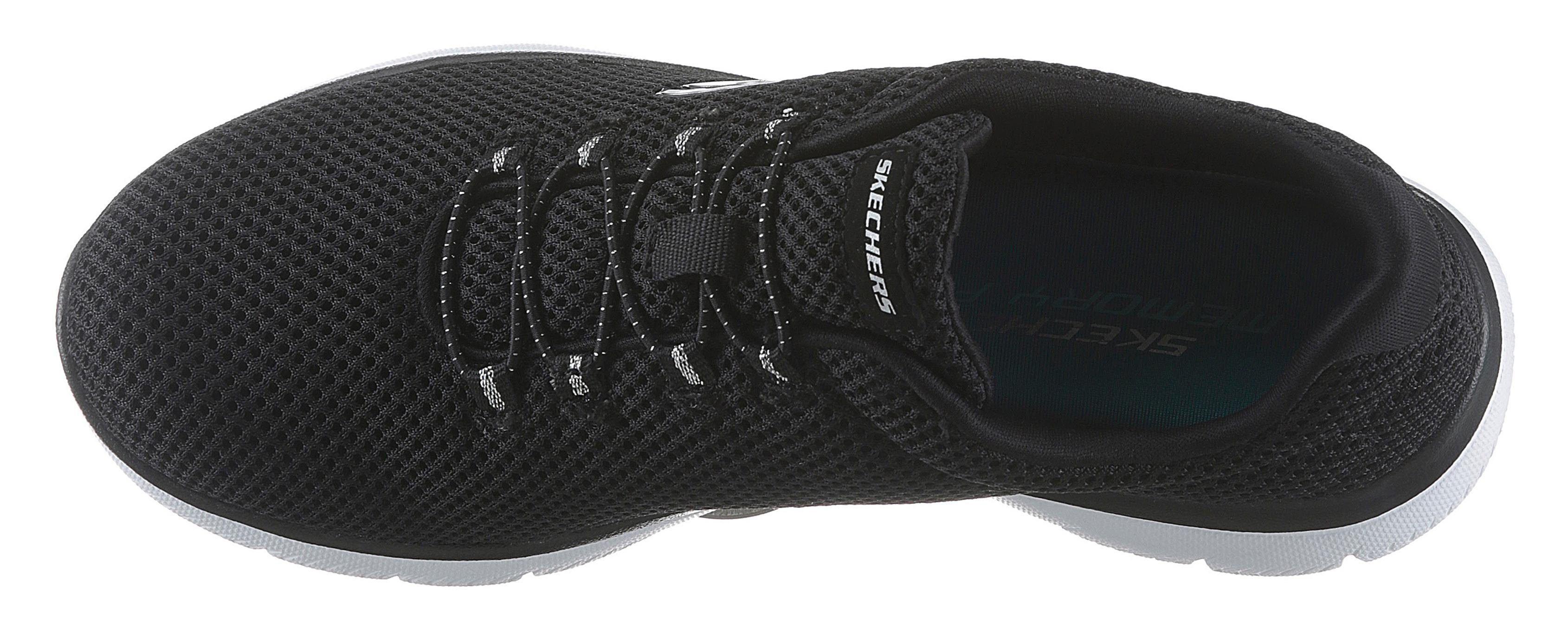 Skechers Slip-on sneakers Summits Slipper, vrijetijdsschoen, comfortschoen met gepolsterde schacht