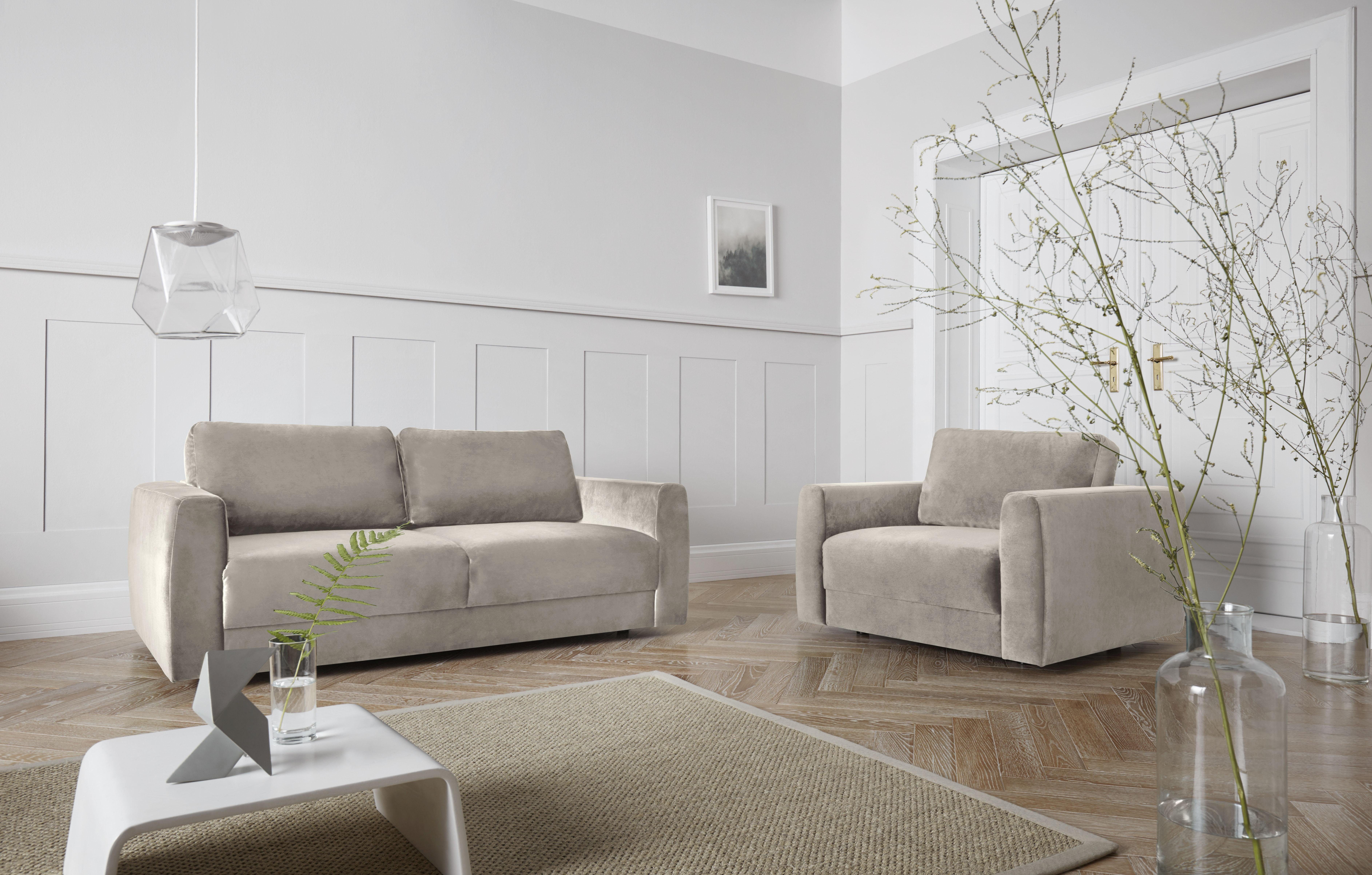 andas 2-zitsbank Hobro in 3 stofkwaliteiten in vele kleuren, design by morten georgsen