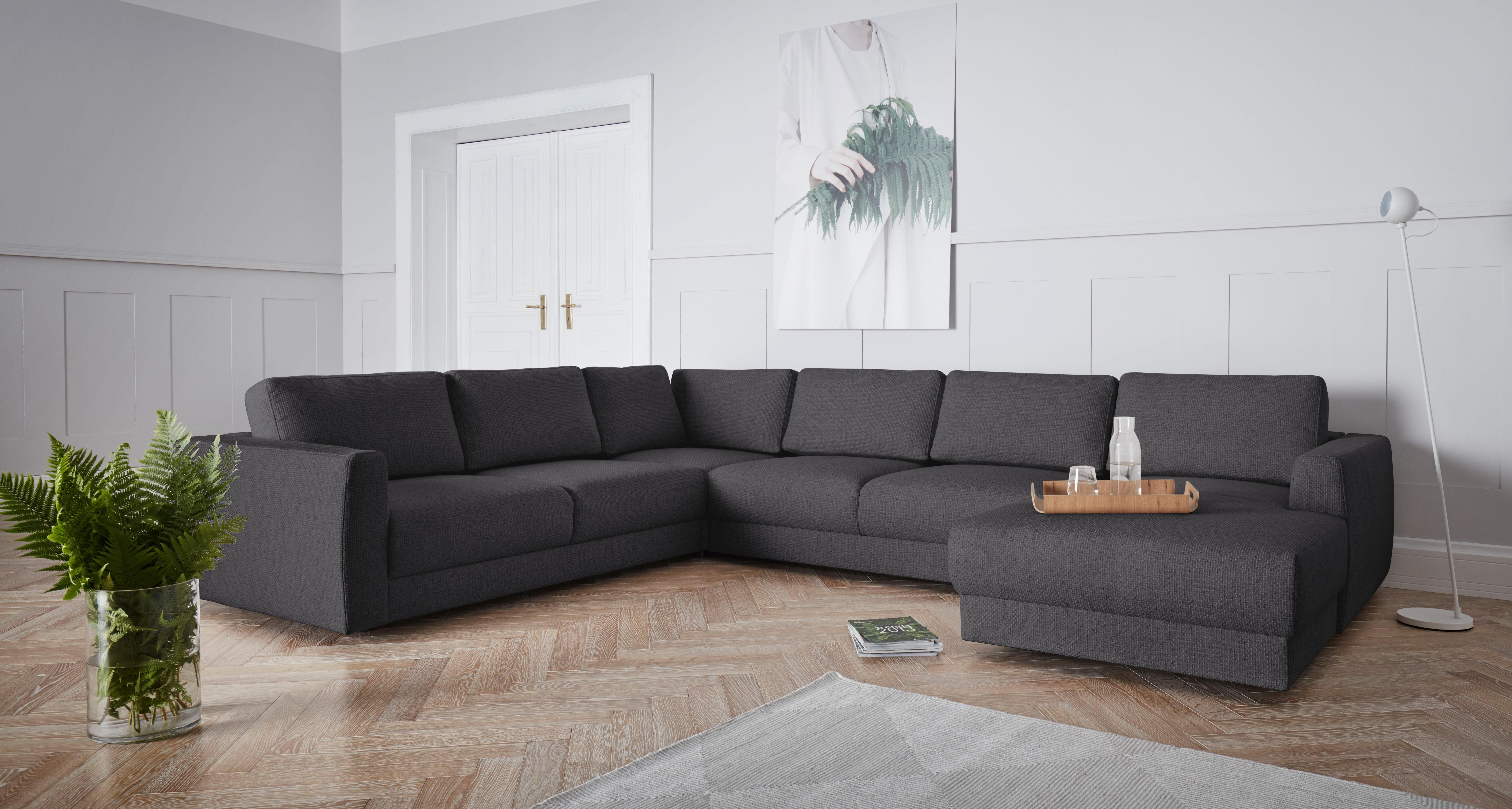 Andas Zithoek Hobro U-vorm in 3 stofkwaliteiten in vele kleuren, design by morten georgsen