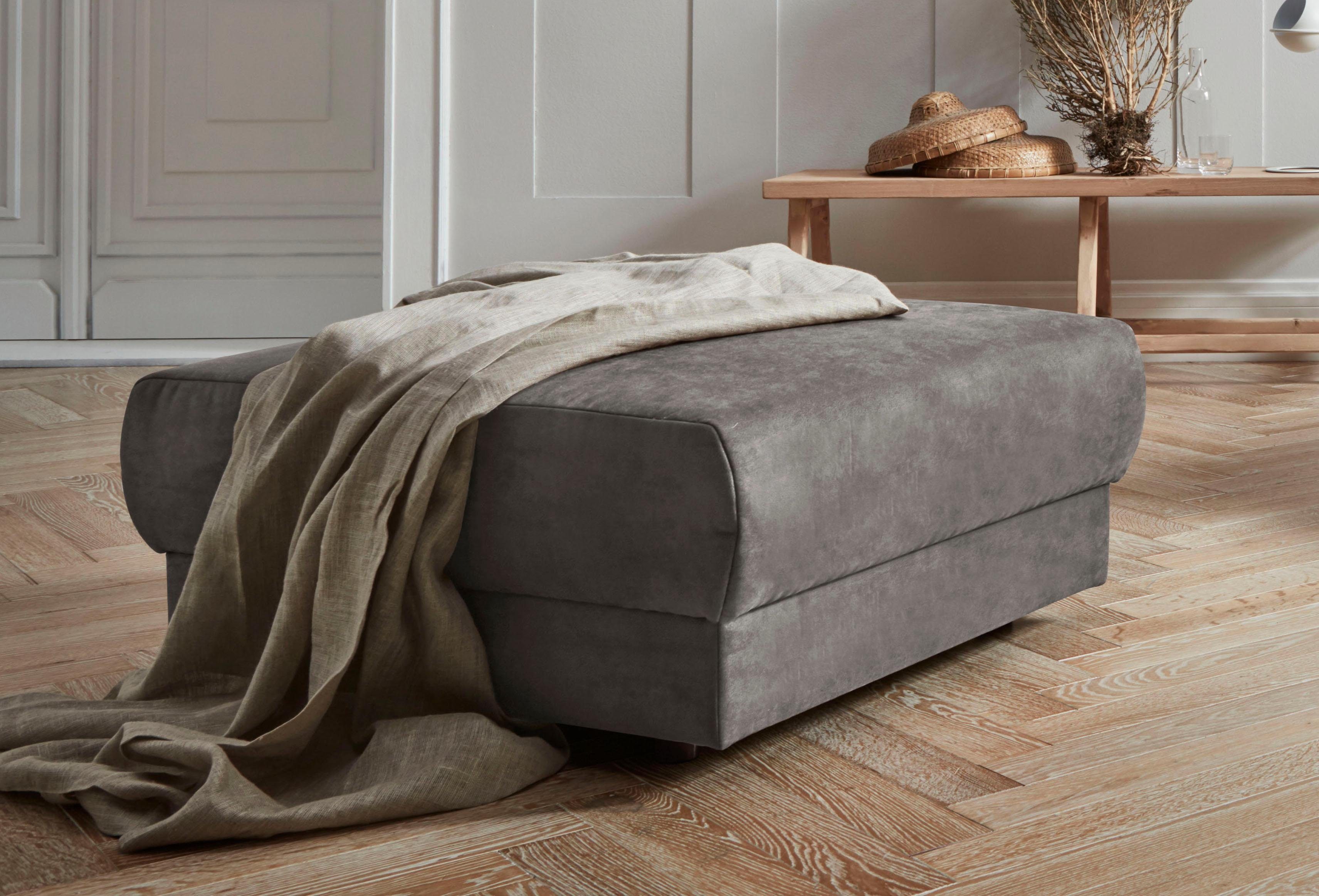 andas Hocker Hobro in 3 overtrekstoffen en vele kleuren, design by morten georgsen hockers maat Luxe-microvezel leer-look grijs
