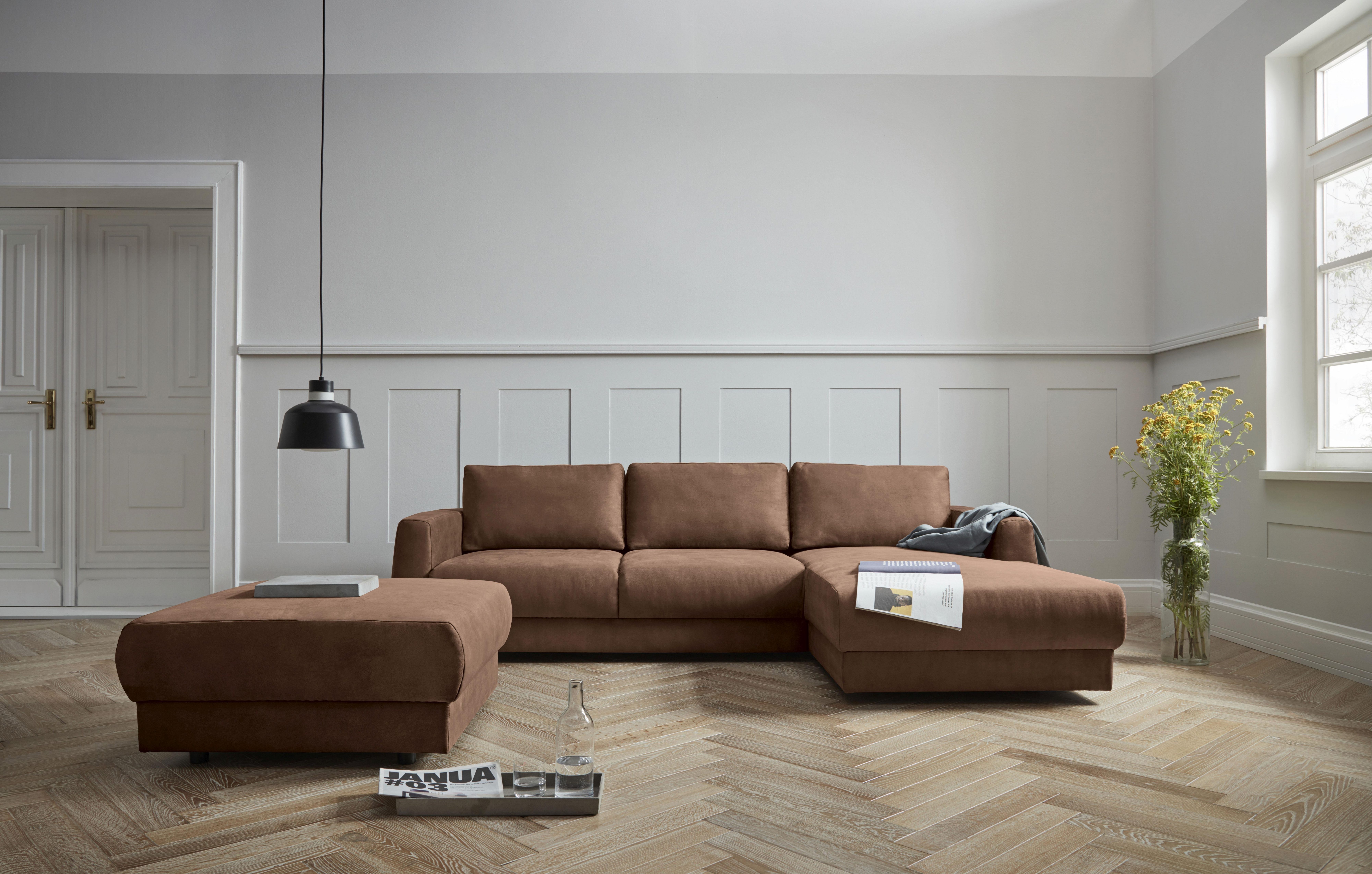 andas Hoekbank Hobro L-vorm in 3 stofkwaliteiten in vele kleuren, design by morten georgsen (2-delig)