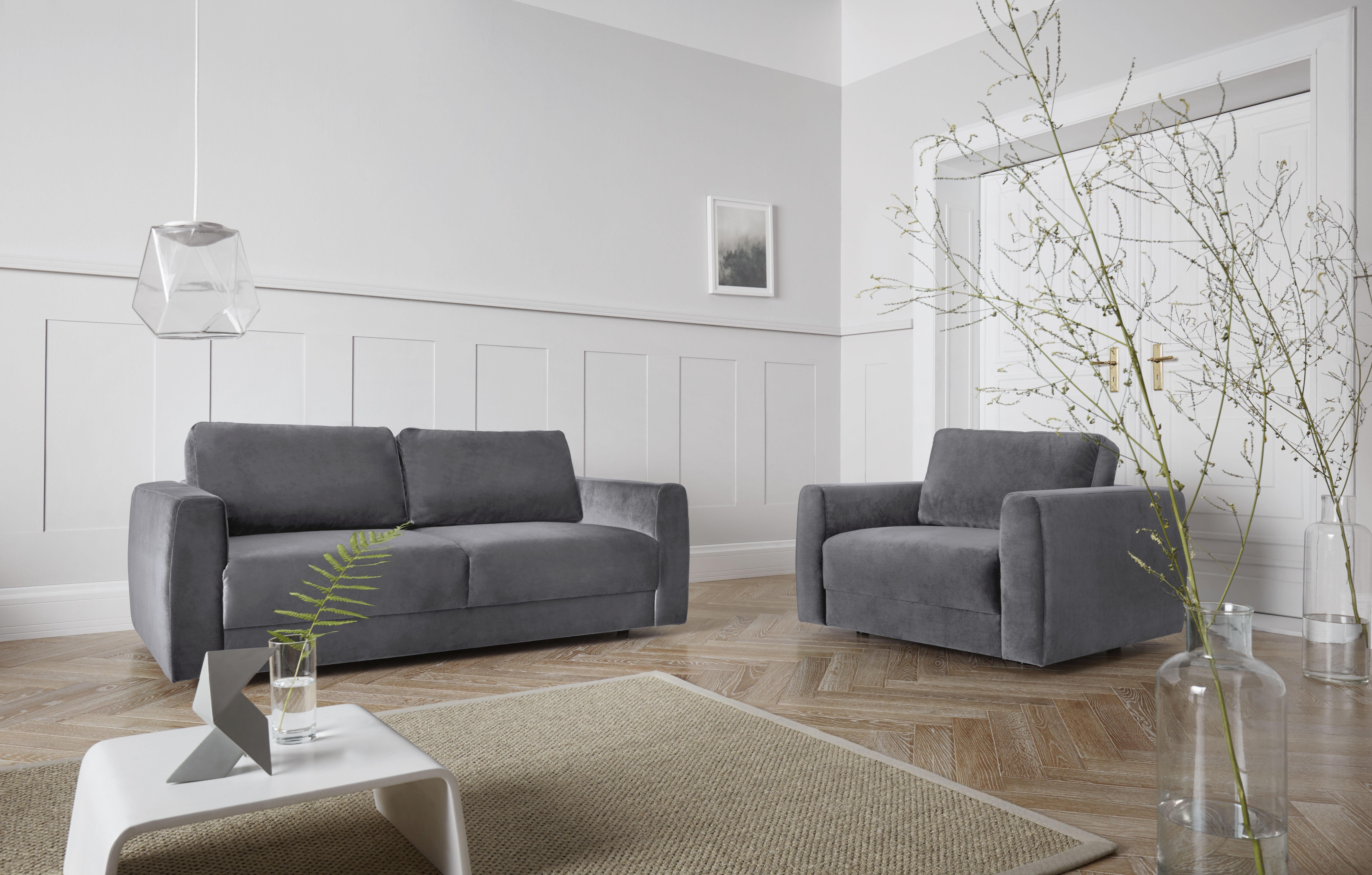 andas 2-zitsbank Hobro in 3 stofkwaliteiten in vele kleuren, design by morten georgsen