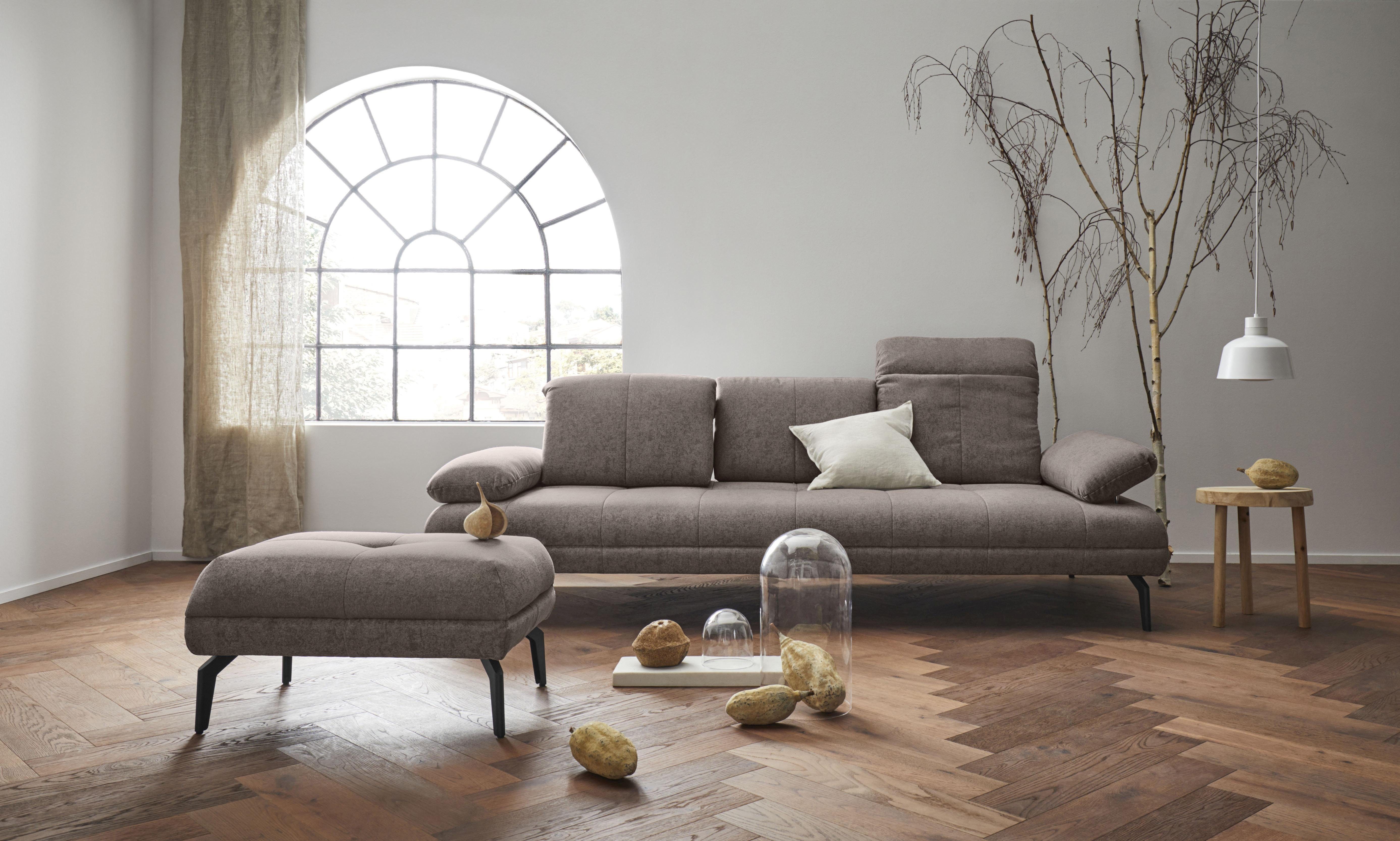 andas 3-zitsbank Stenlille Multifunctionele sofa, comfortabel incl. verstelbare zitdiepte, hoofdbord en armleuning