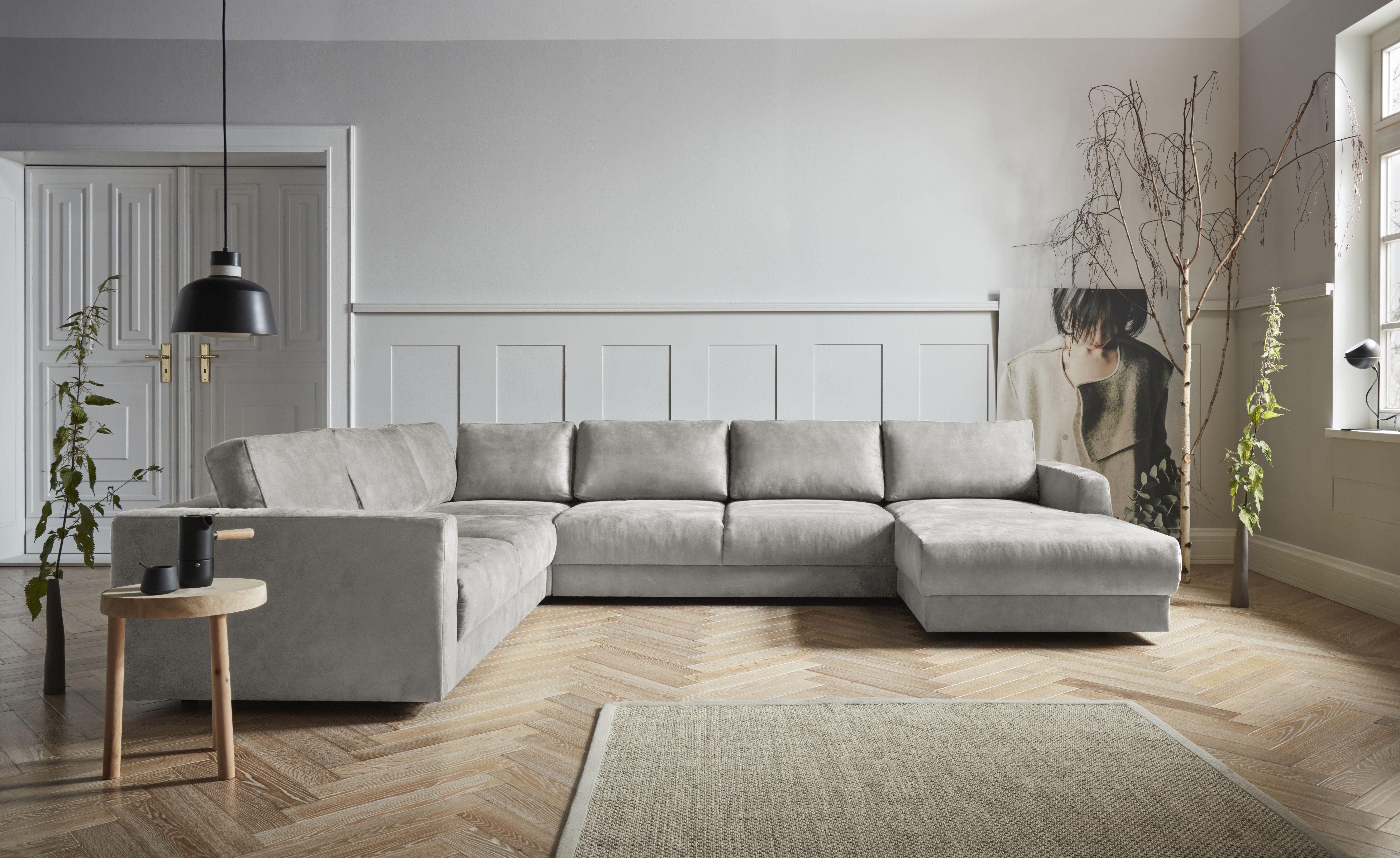 Andas Zithoek Hobro U-vorm in 3 stofkwaliteiten in vele kleuren, design by morten georgsen