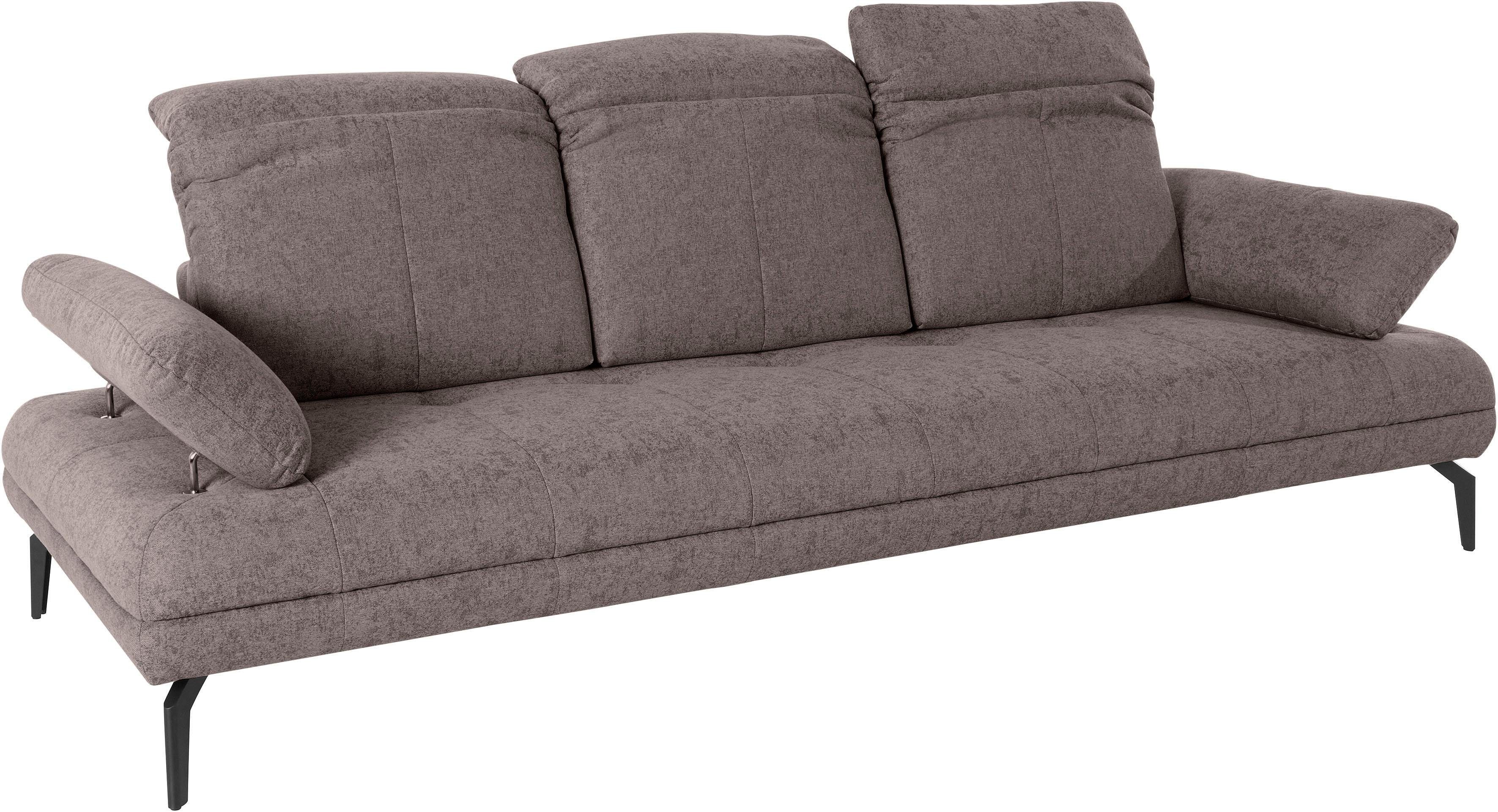 andas 3-zitsbank Stenlille Multifunctionele sofa, comfortabel incl. verstelbare zitdiepte, hoofdbord en armleuning