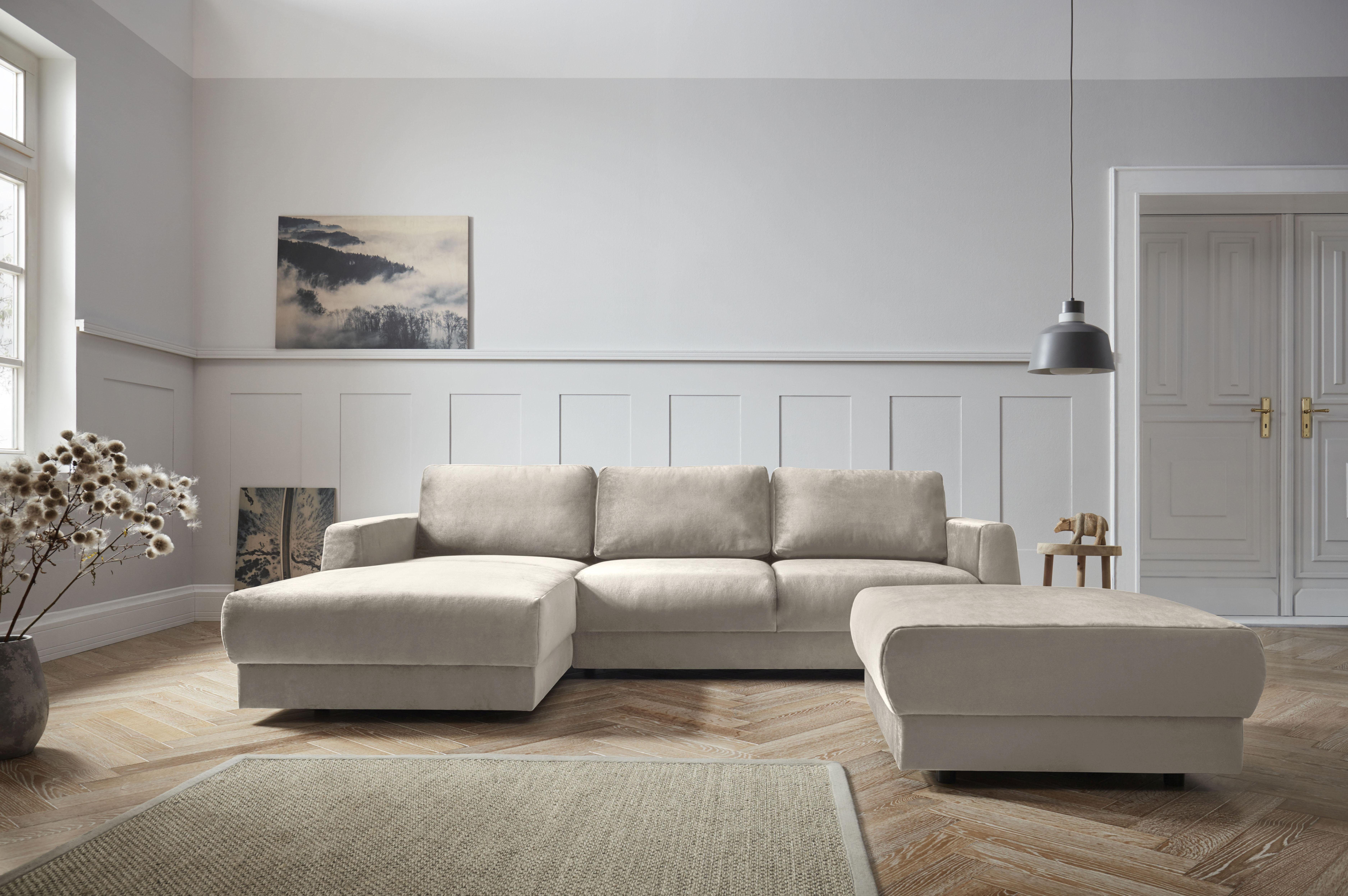 andas Hoekbank Hobro L-vorm in 3 stofkwaliteiten in vele kleuren, design by morten georgsen (2-delig)