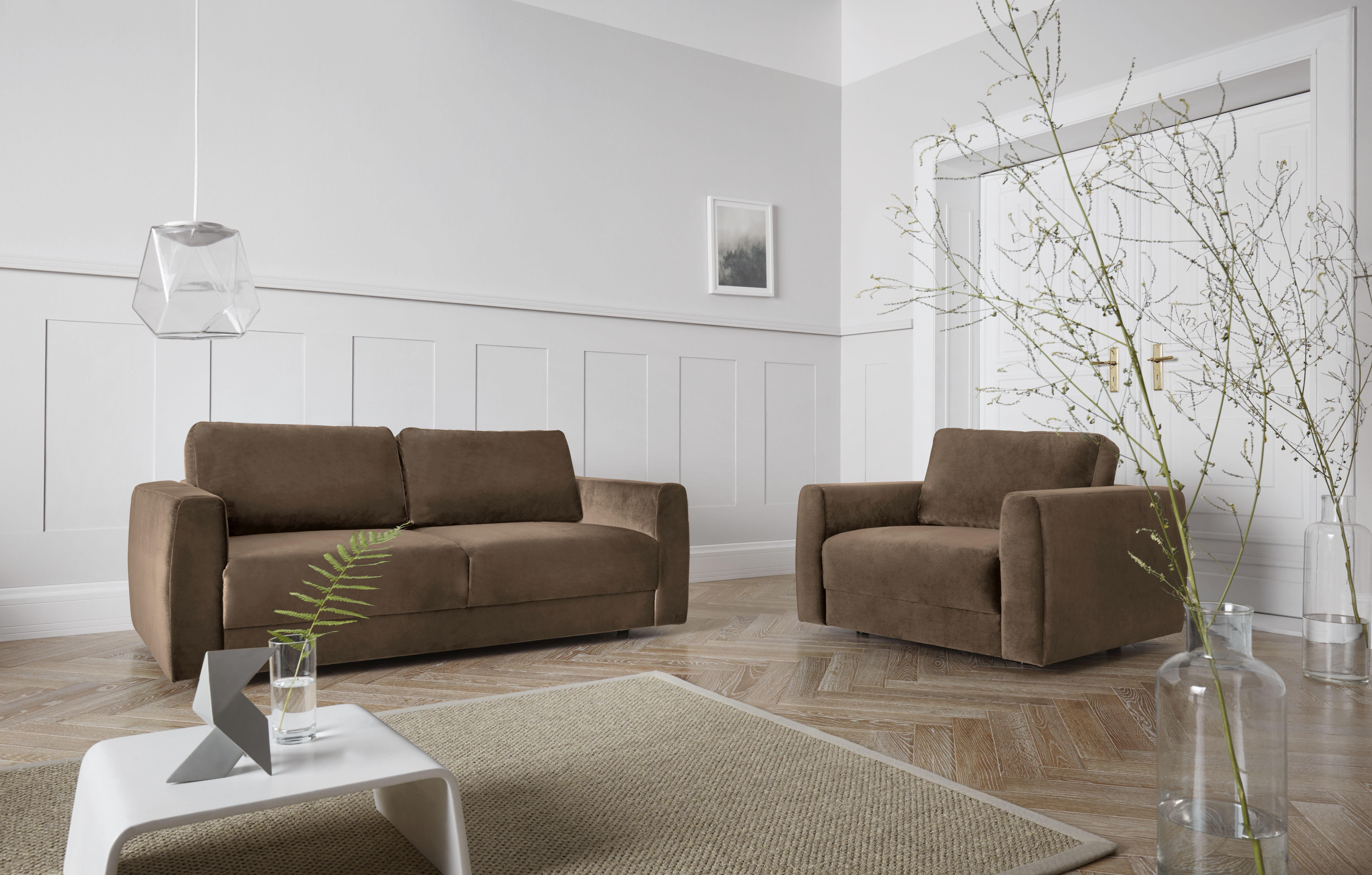 andas 2-zitsbank Hobro in 3 stofkwaliteiten in vele kleuren, design by morten georgsen