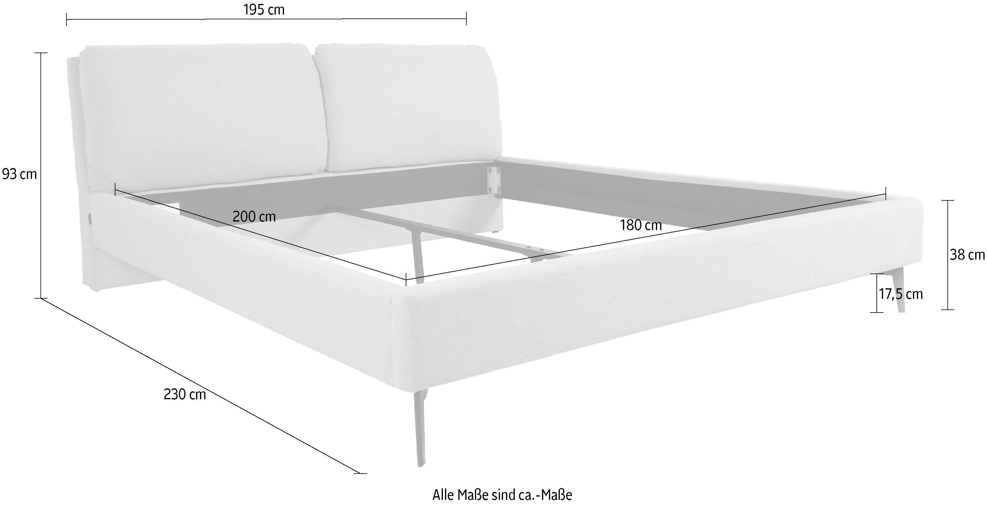 INOSIGN Gestoffeerd bed Jarek