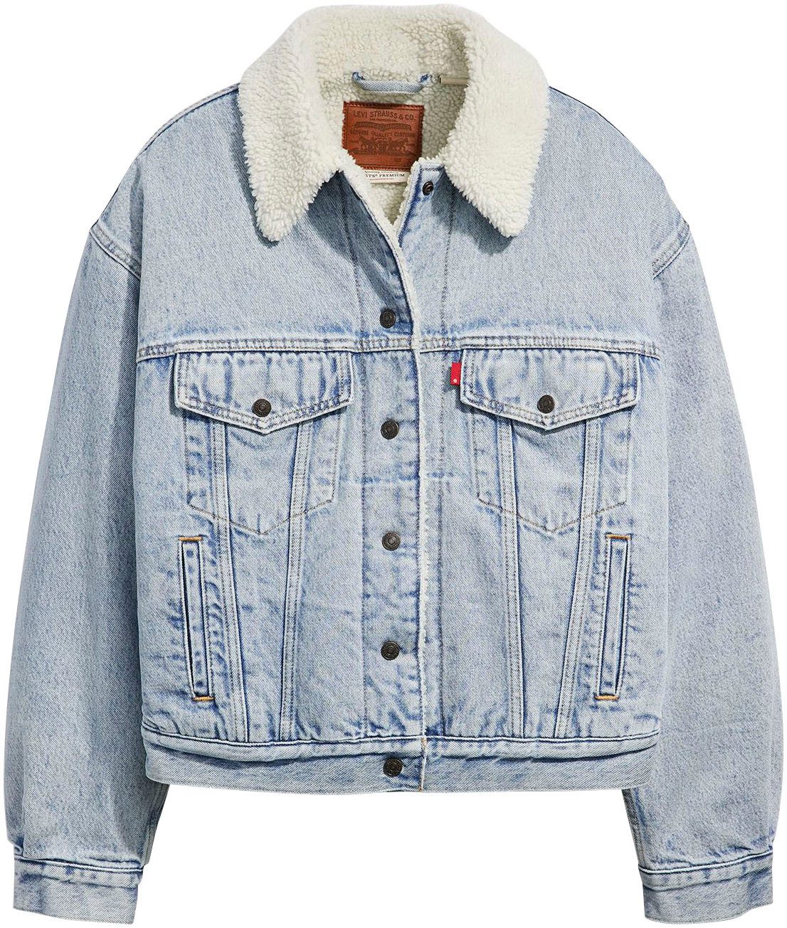 Levi's® Jeansjack SHERPA TRUCKER met teddy-pluche