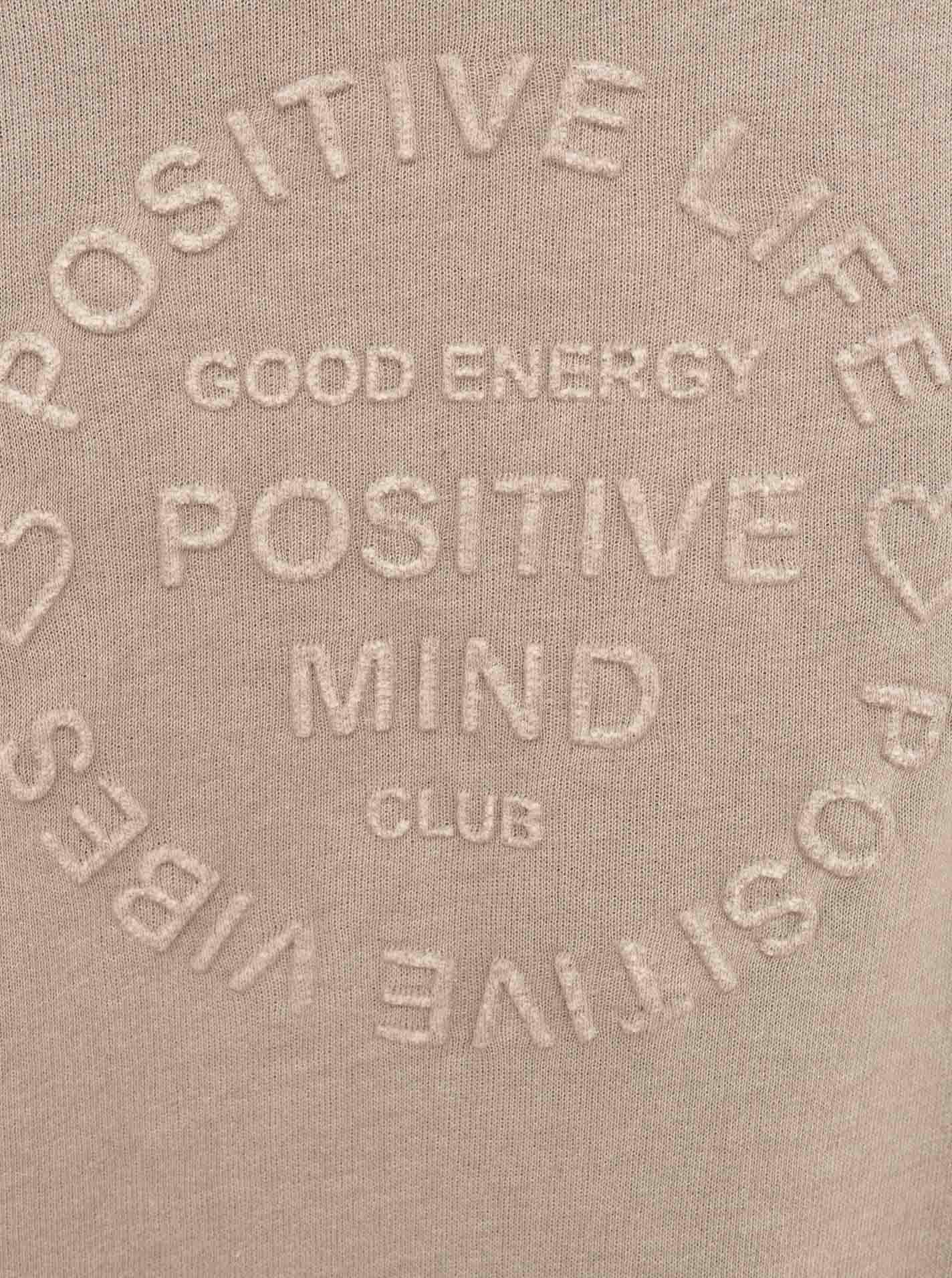 Zwillingsherz Jersey jas Positive Mind Met een hoog katoengehalte