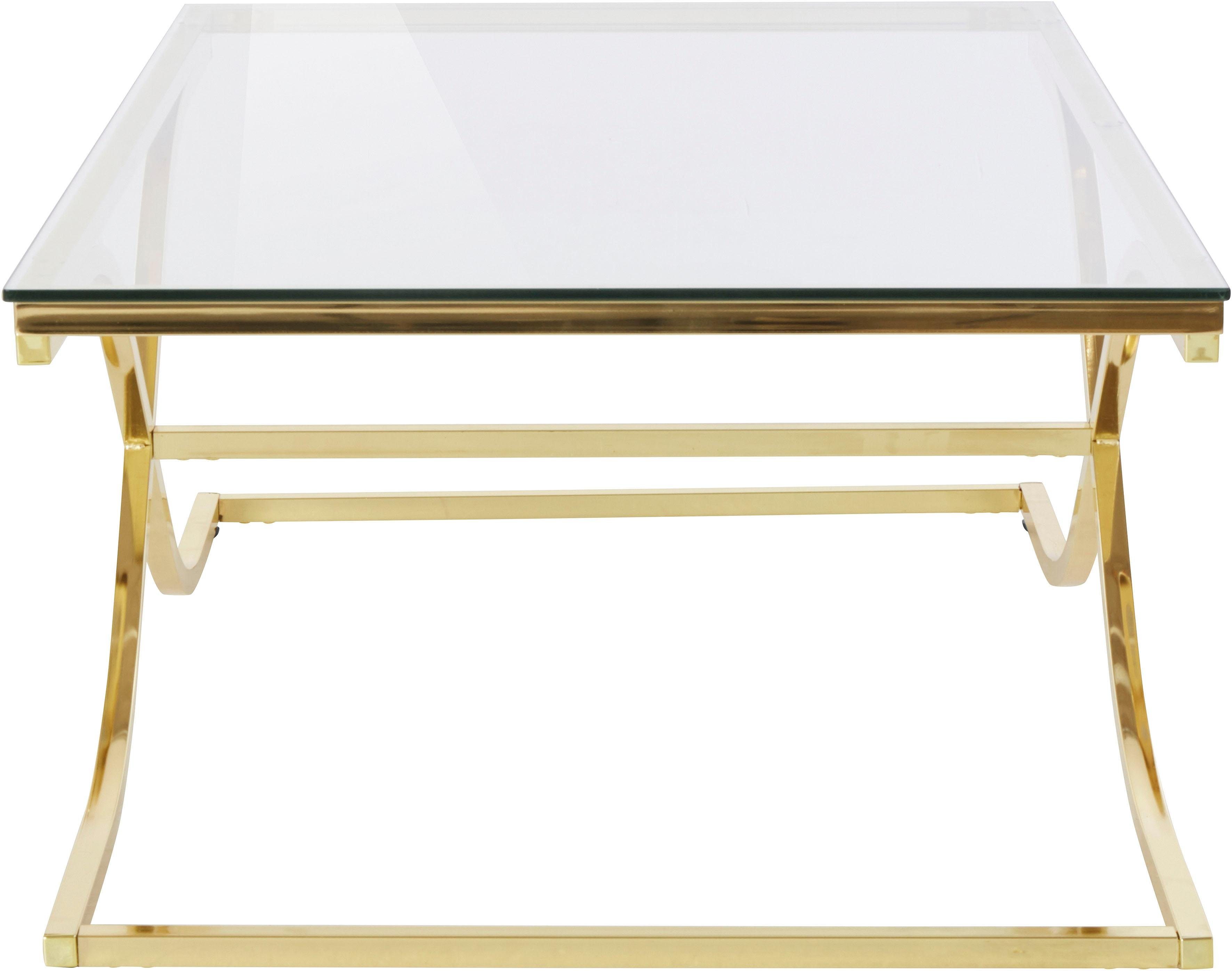 Home affaire Salontafel TOPSELLER! Afmetingen (B/D/H): (120/70/42), frame in goudkleurlook