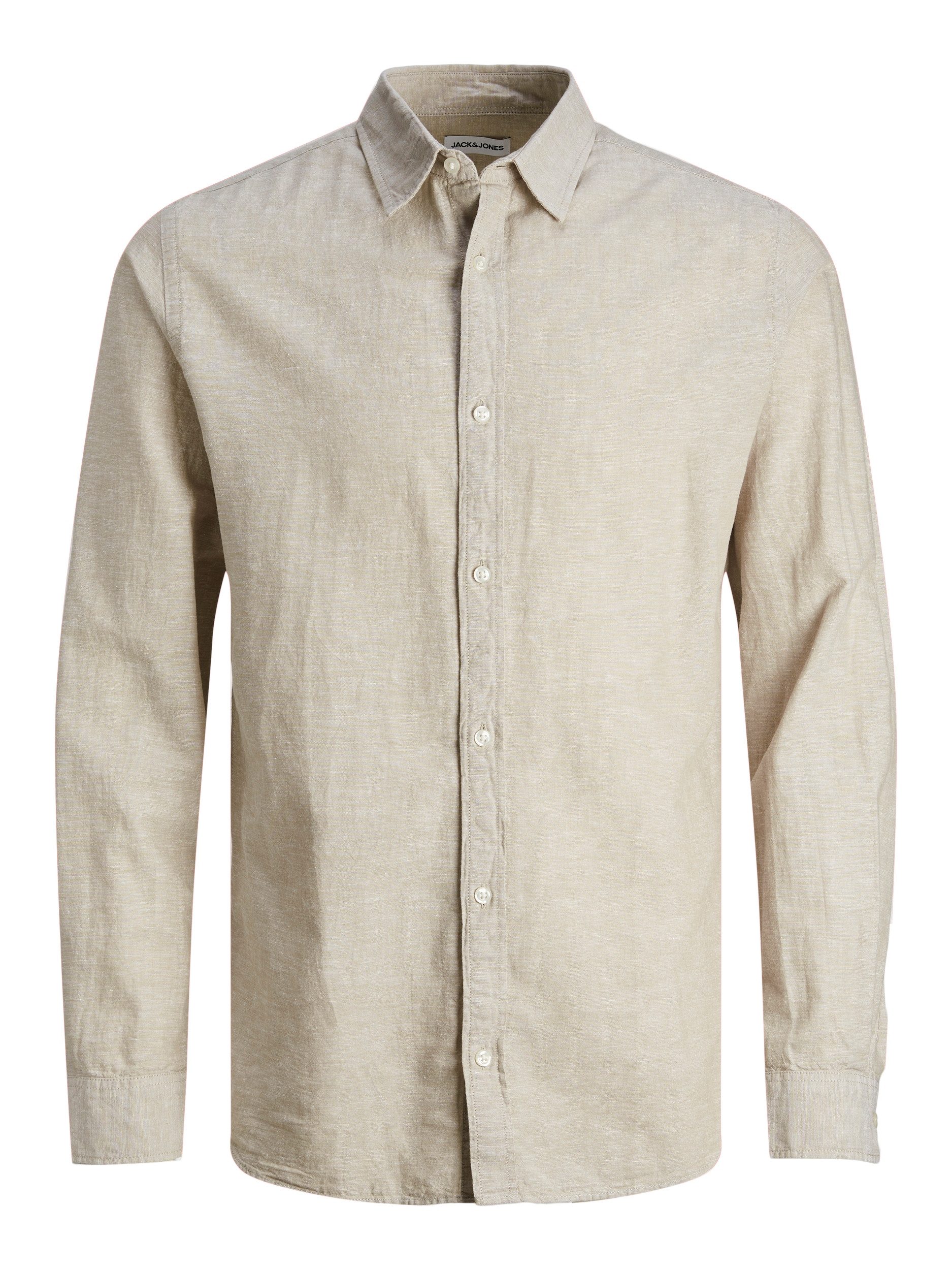 Jack & Jones Junior Overhemd met lange mouwen JJELINEN BLEND SHIRT LS SN JNR