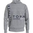 tommy hilfiger hoodie graphic off placement hoody grijs