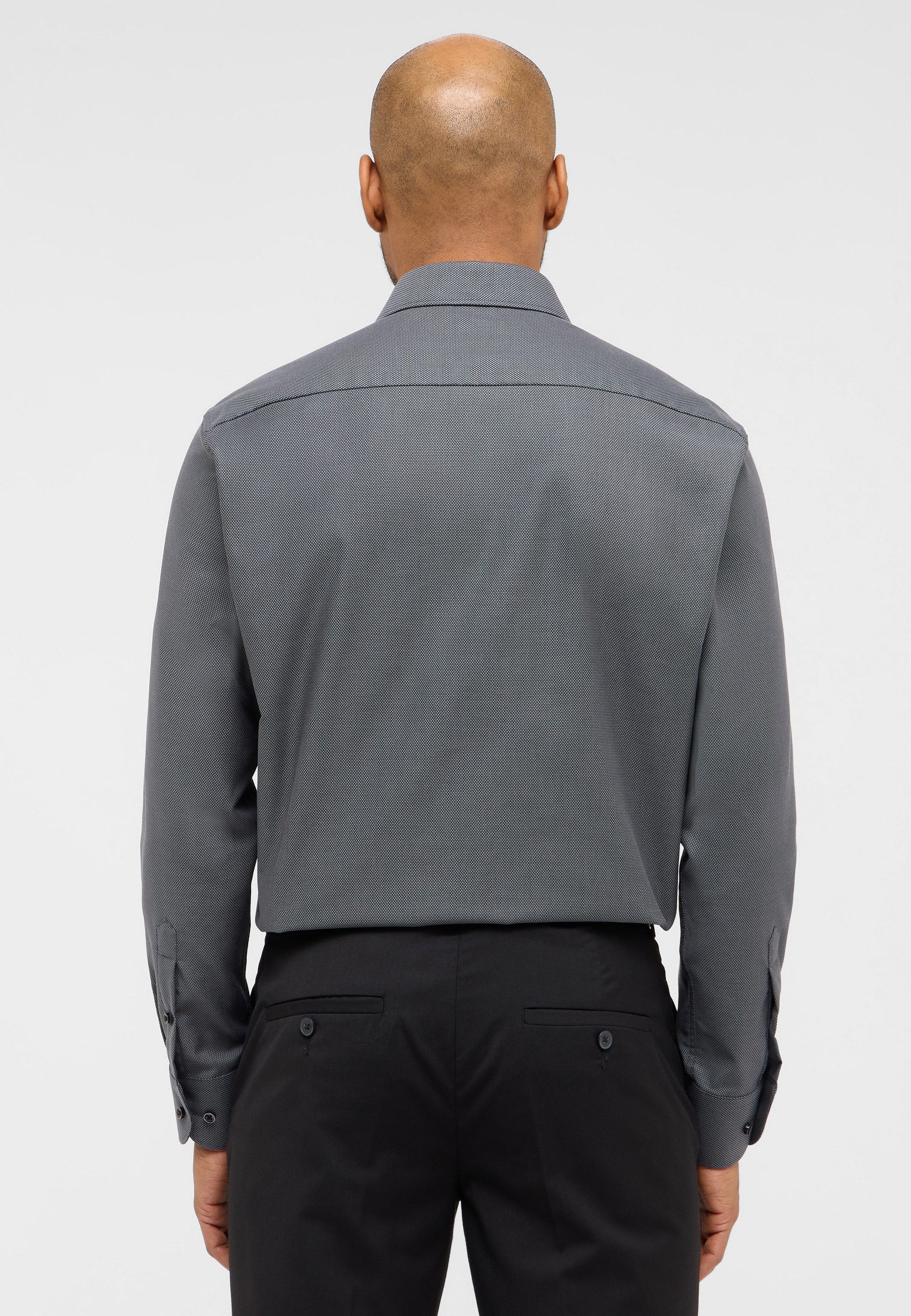 Eterna Overhemd met lange mouwen Comfort fit NON IRON (strijkvrij)