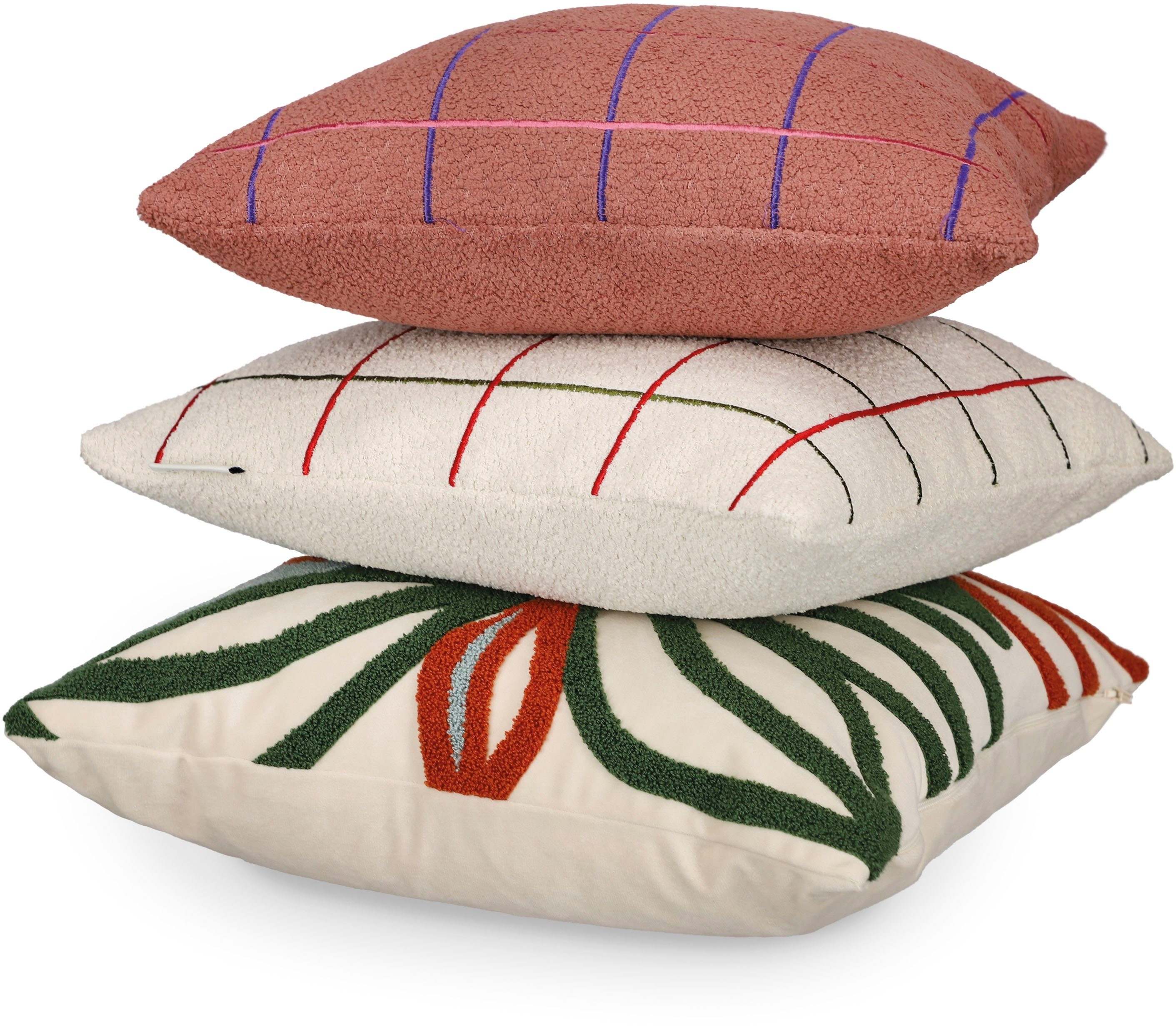TOM TAILOR HOME Kussenhoes Grid