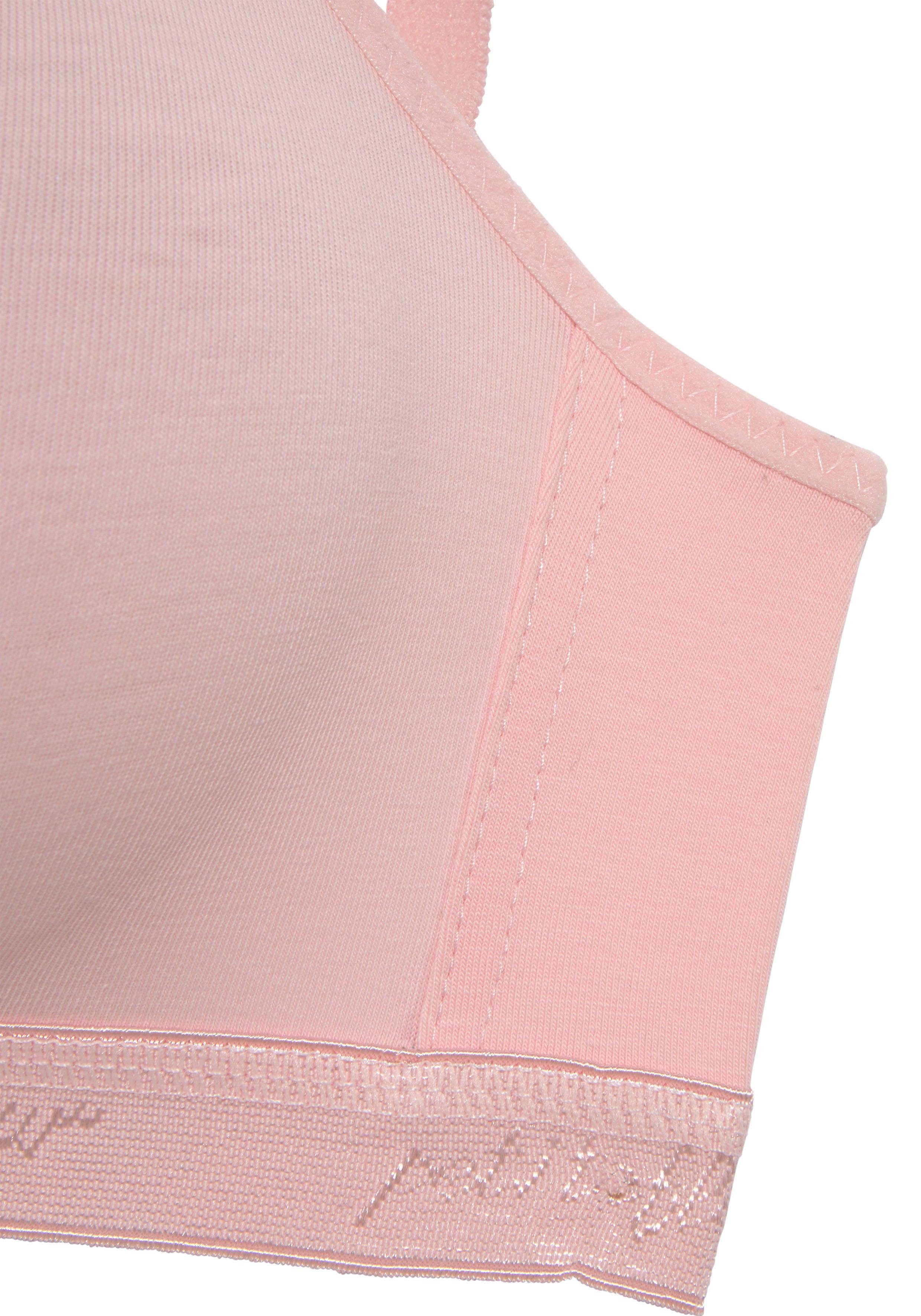 Petite fleur Bralette-bh zonder beugels in een driehoekige vorm gemaakt van katoen(Set van 3)