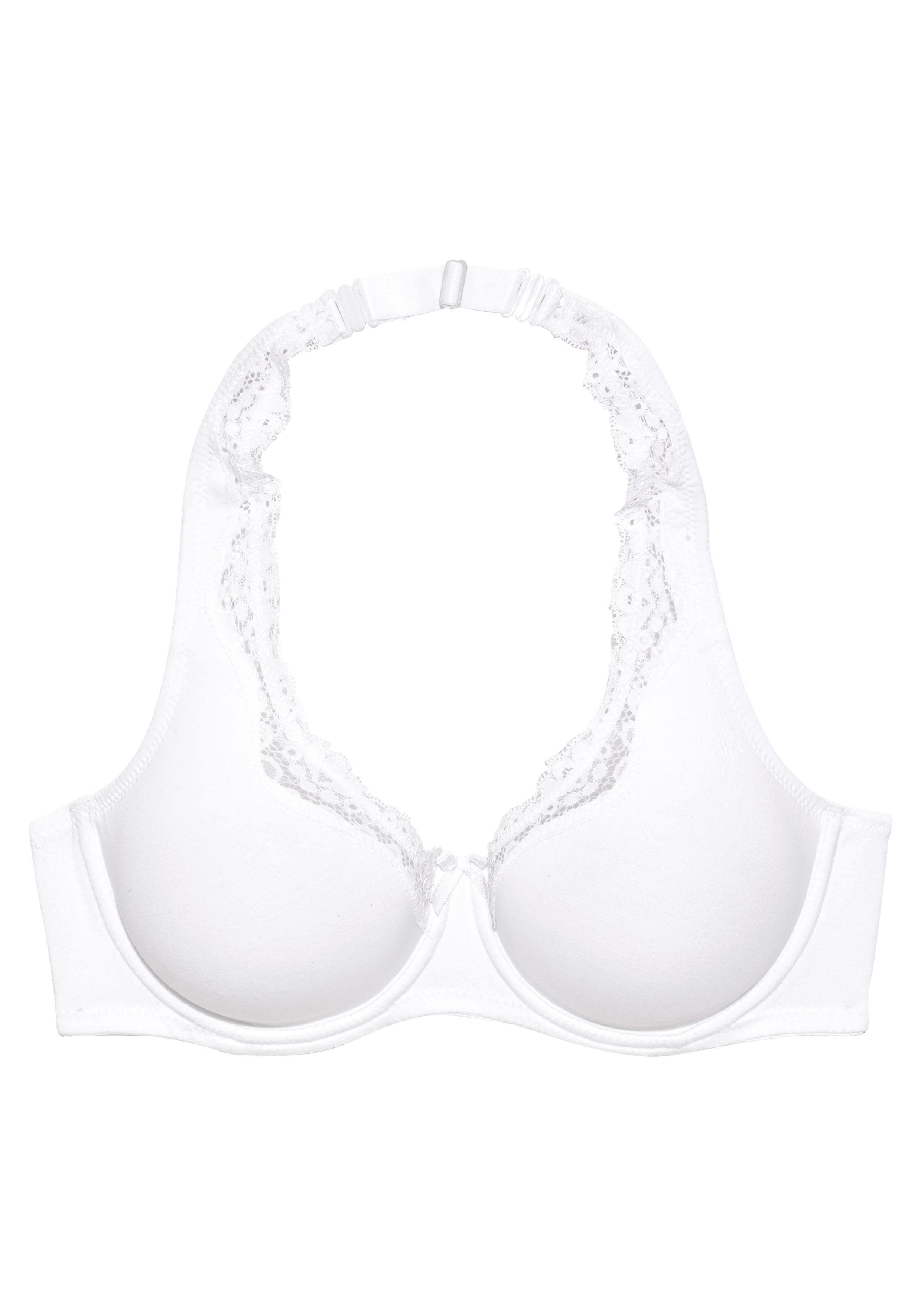 Petite fleur Beugel-bh met draagvariant haltermodel, basic dessous (Set van 2)