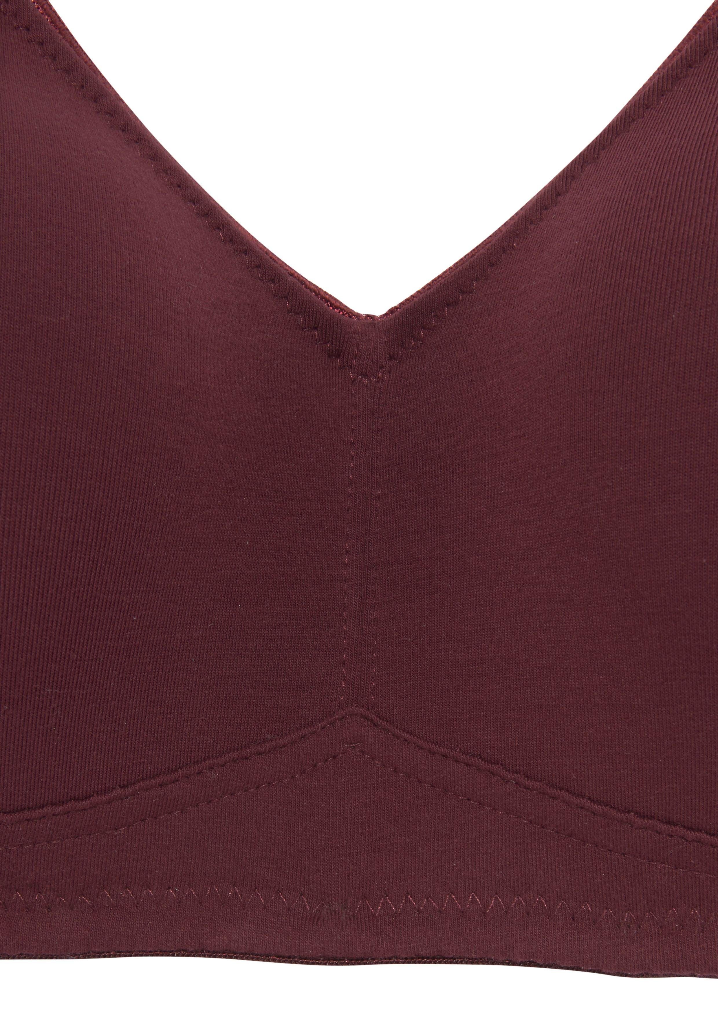 Petite fleur Soft-bh zonder beugels, gemaakt van zacht katoen (Set van 2)