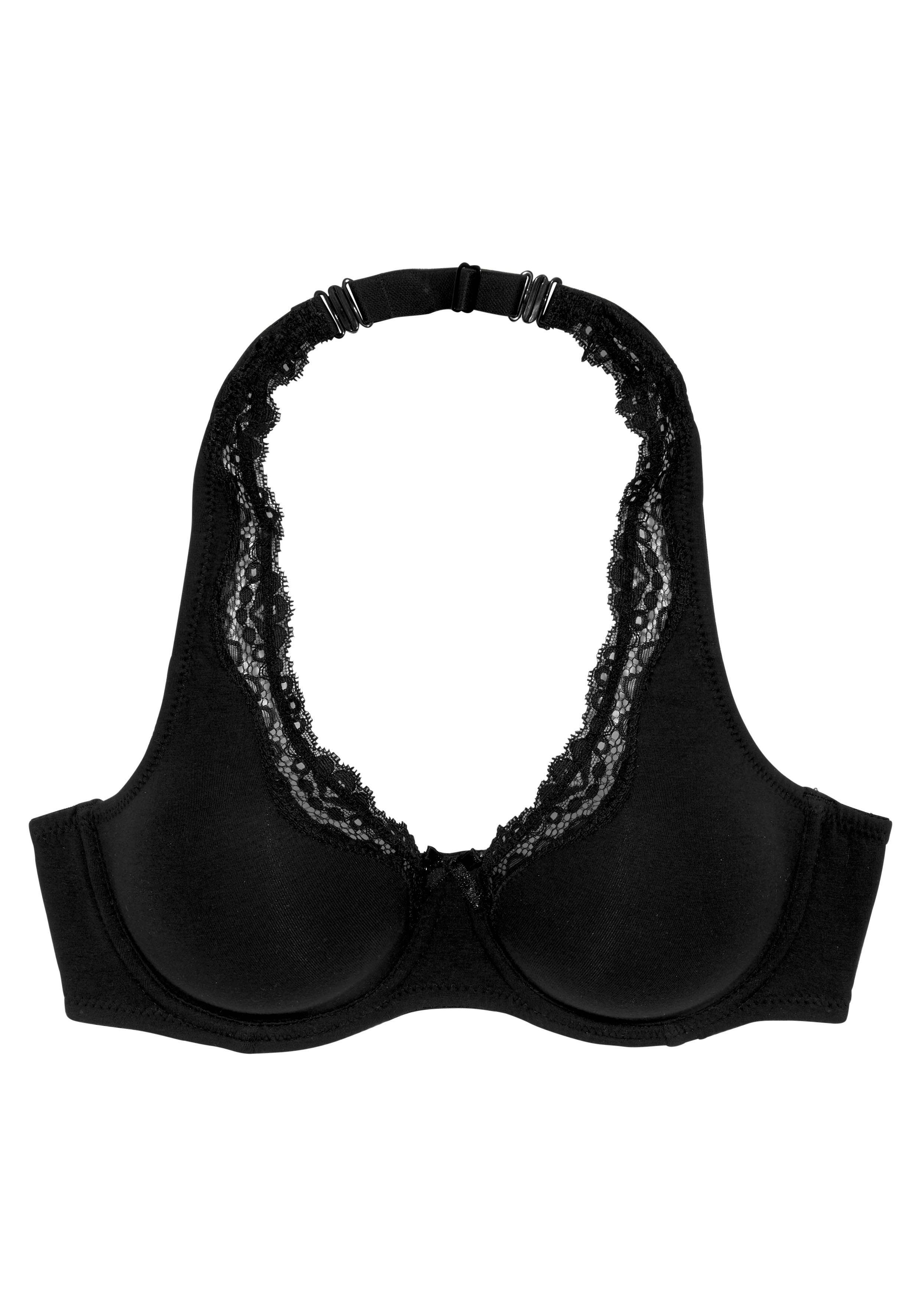 Petite fleur Beugel-bh met draagvariant haltermodel, basic dessous (Set van 2)