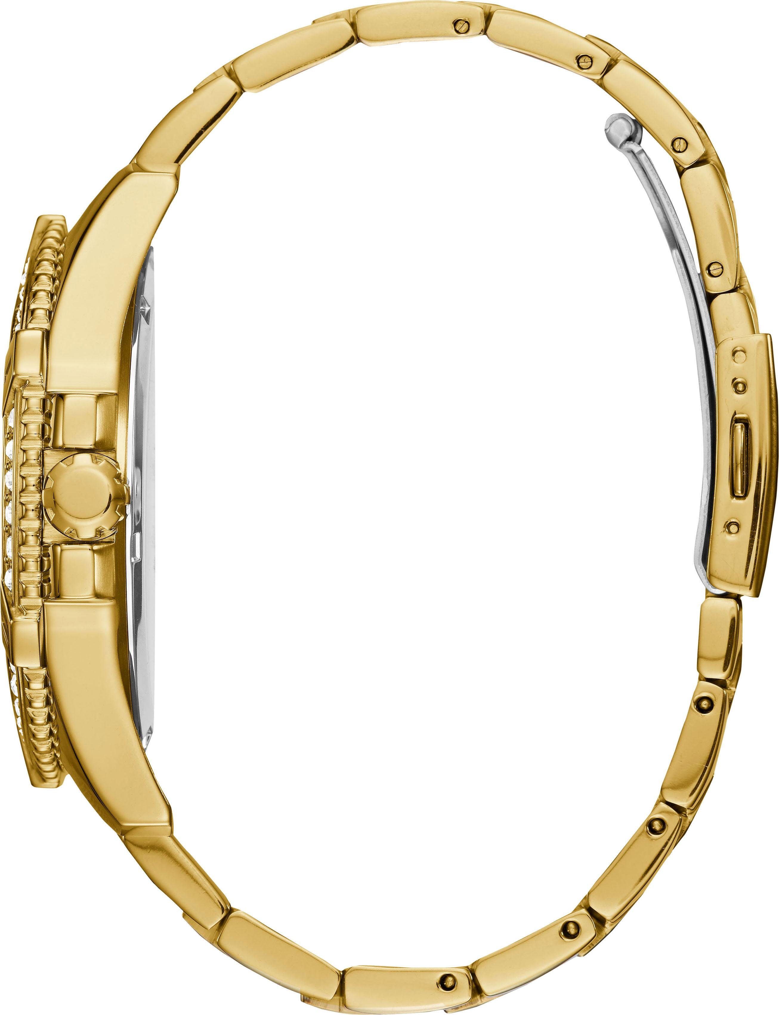 Guess Multifunctioneel horloge Frontier Horloge, quartz, herenhorloge, analoog, siliconen band