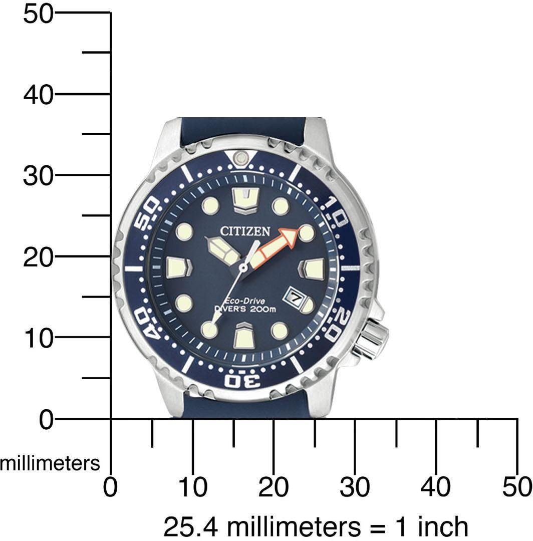 Citizen Duikhorloge Promaster Marine Eco-Drive duiker 200m Polshorloge, dameshorloge, solar, tot 20 bar waterdicht, datum