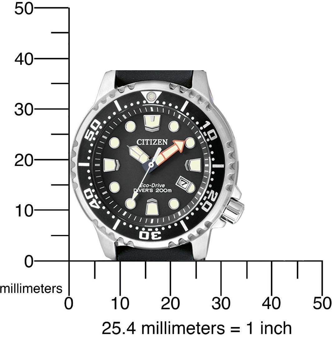 Citizen Duikhorloge Promaster Marine Eco-Drive duiker 200m Polshorloge, dameshorloge, solar, tot 20 bar waterdicht, datum