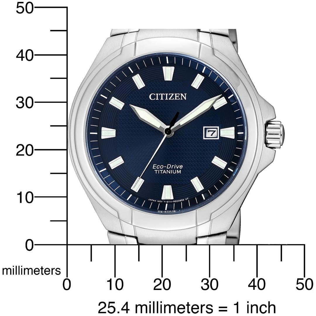 Citizen Titanium horloge BM7430-89L Polshorloge, herenhorloge, solar, titanium band, saffierglas