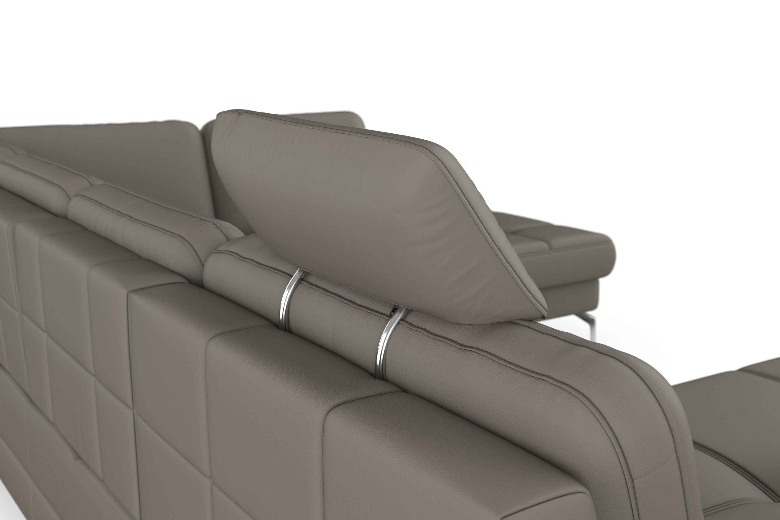 sit&more Zithoek Bendigo U-vorm inclusief zitdiepteverstelling, bodemvrijheid 15 cm, in 2 pootkleuren