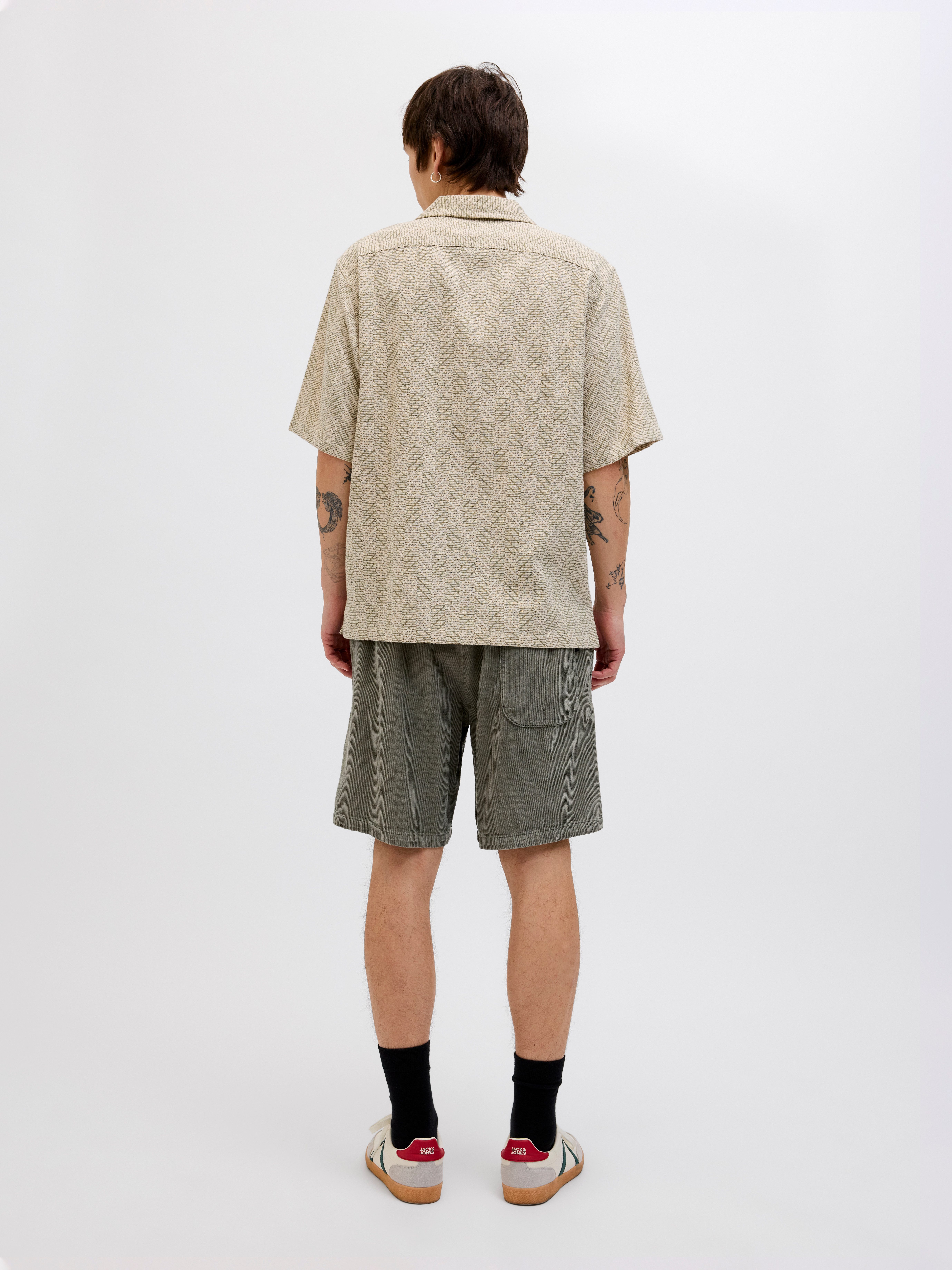 Jack & Jones Joggingbroek JPSTBILL CORDUROY JOGGER SHORTS SRT SN