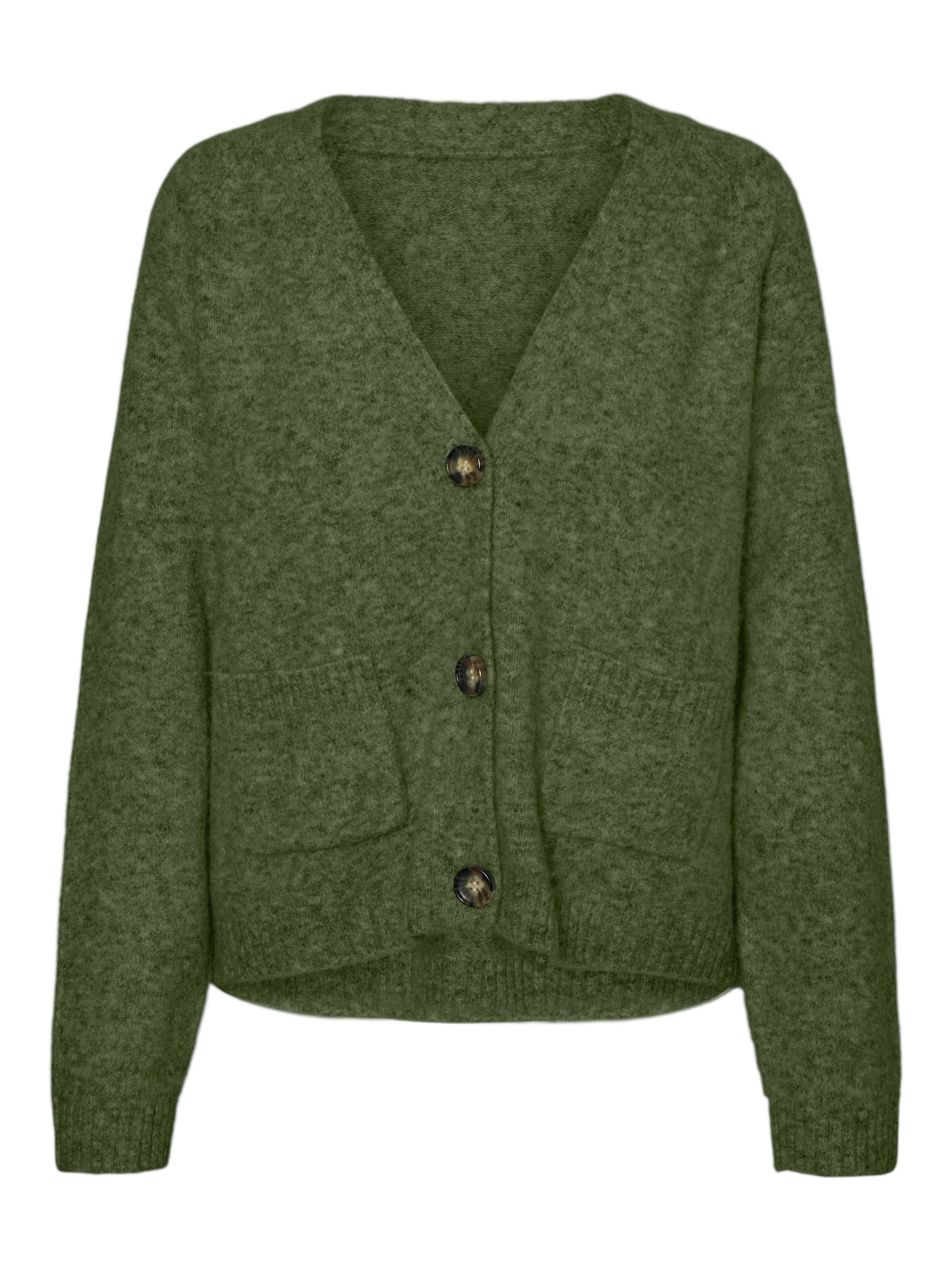 Vero Moda Vest VMBOOM LS V-NECK BUTTON CARDIGAN GA NOOS