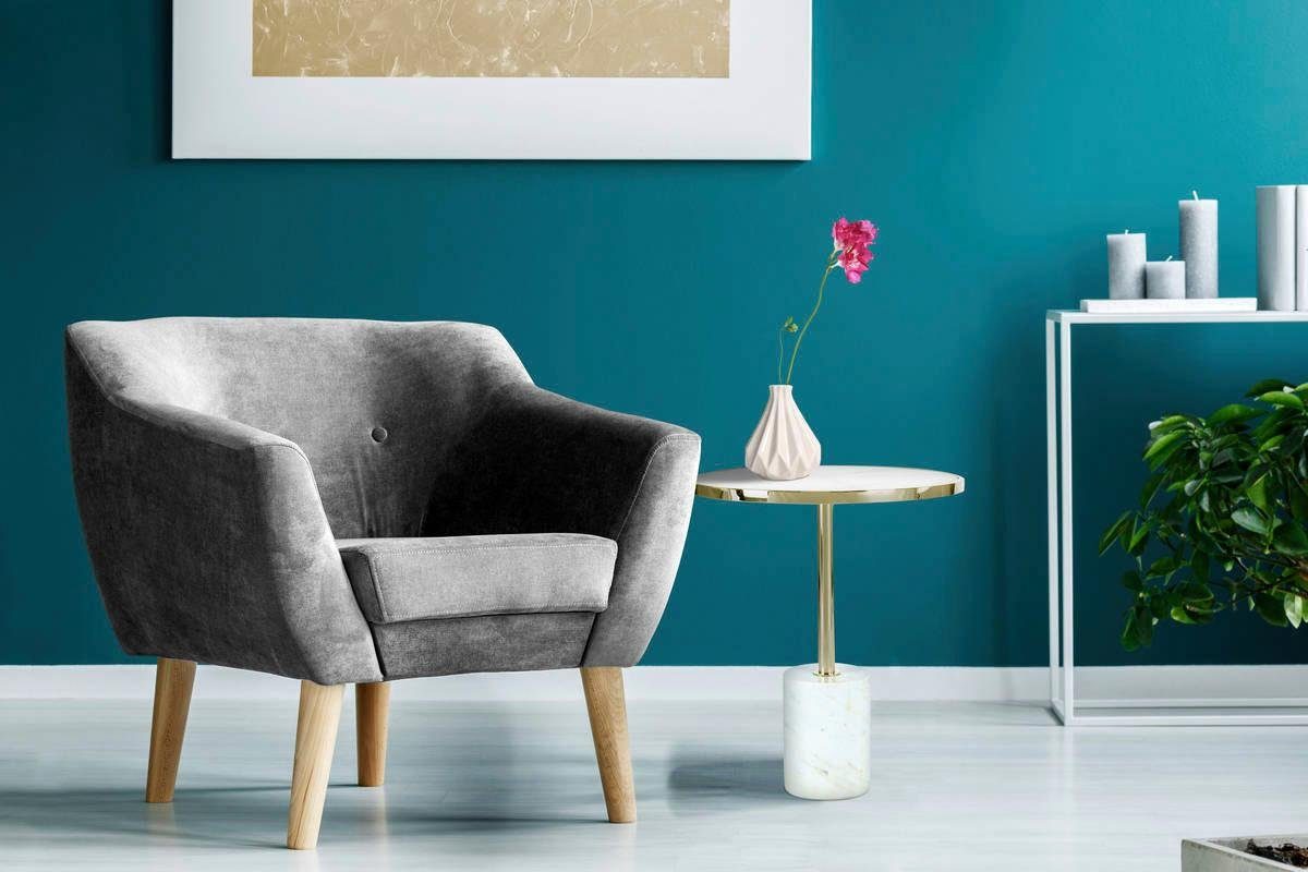 Kayoom Bijzettafel Lana 525, luxueuze bijzettafel, glamour-look, edel metalen frame (1 stuk)