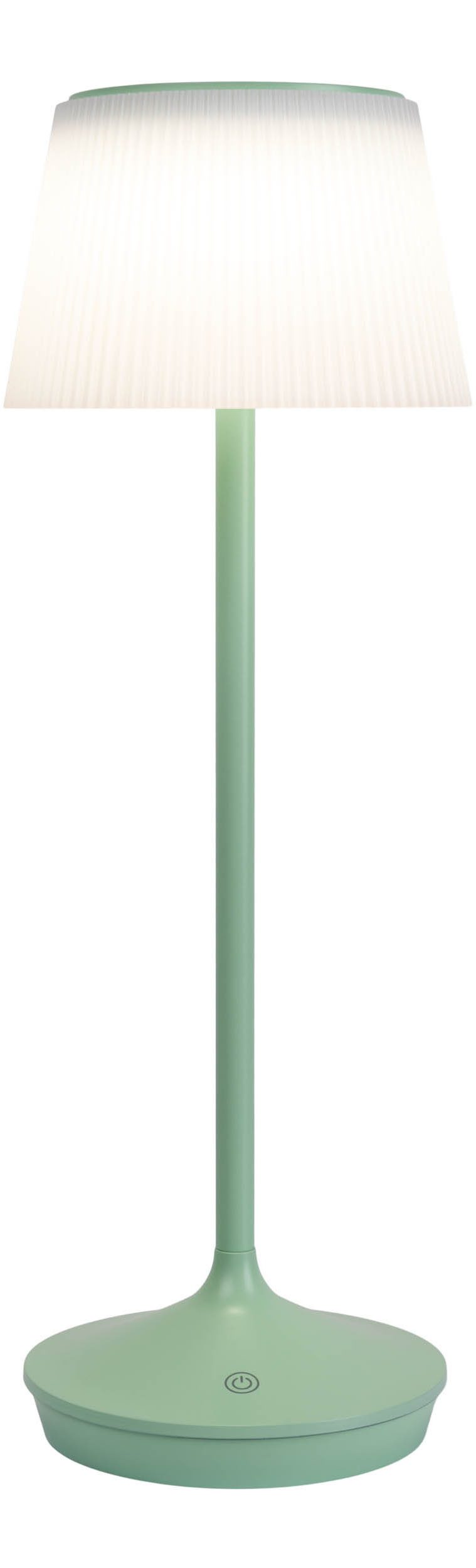 näve Led-tafellamp Zonne-lamp / acculamp "EMMI" Zonne-energie, accubedrijf, CCT, aanraaksensor, accutafellamp (1 stuk)
