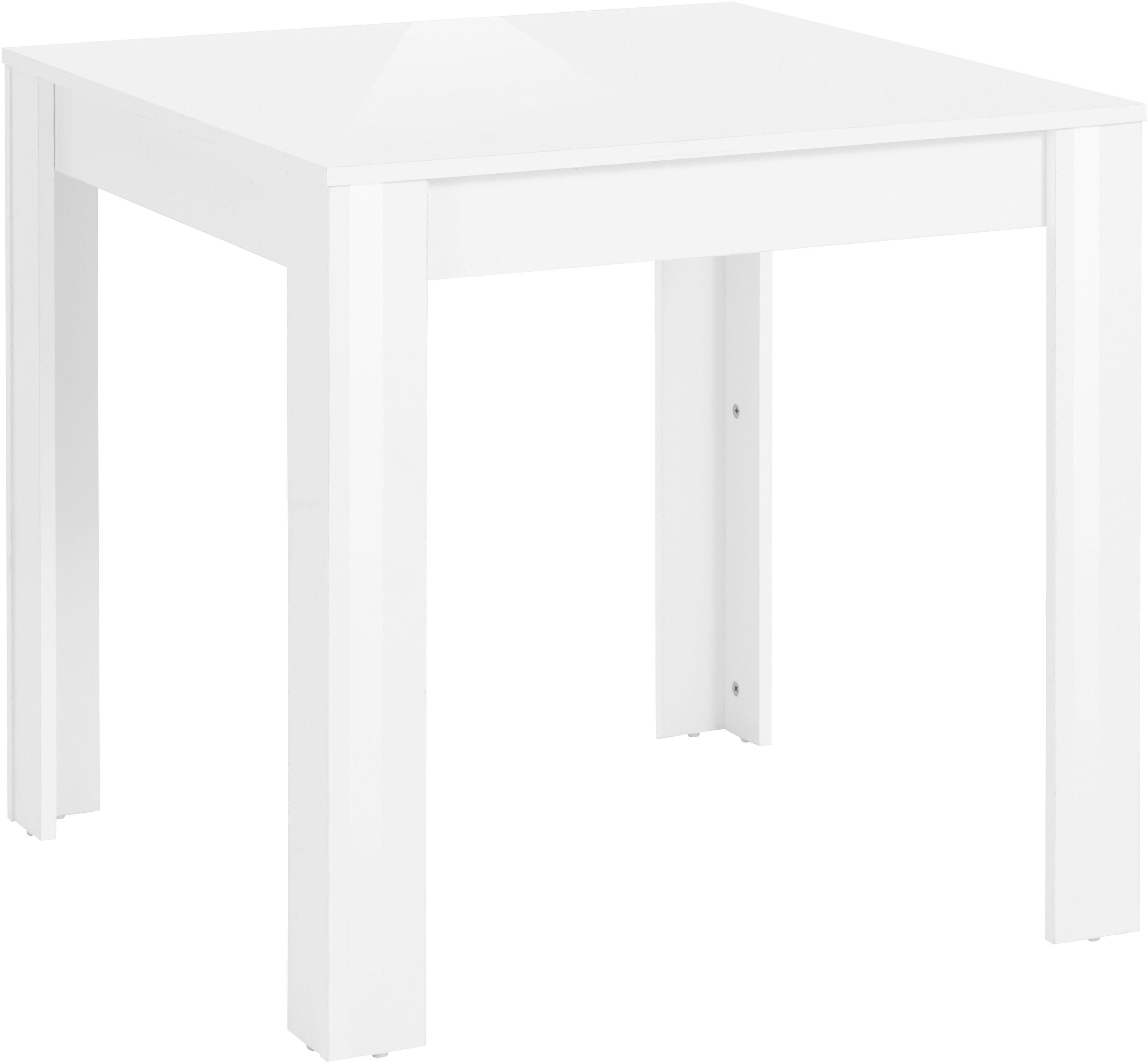INOSIGN Eethoek DORIS - Eettafel Lynn + sledestoel Doris (set)