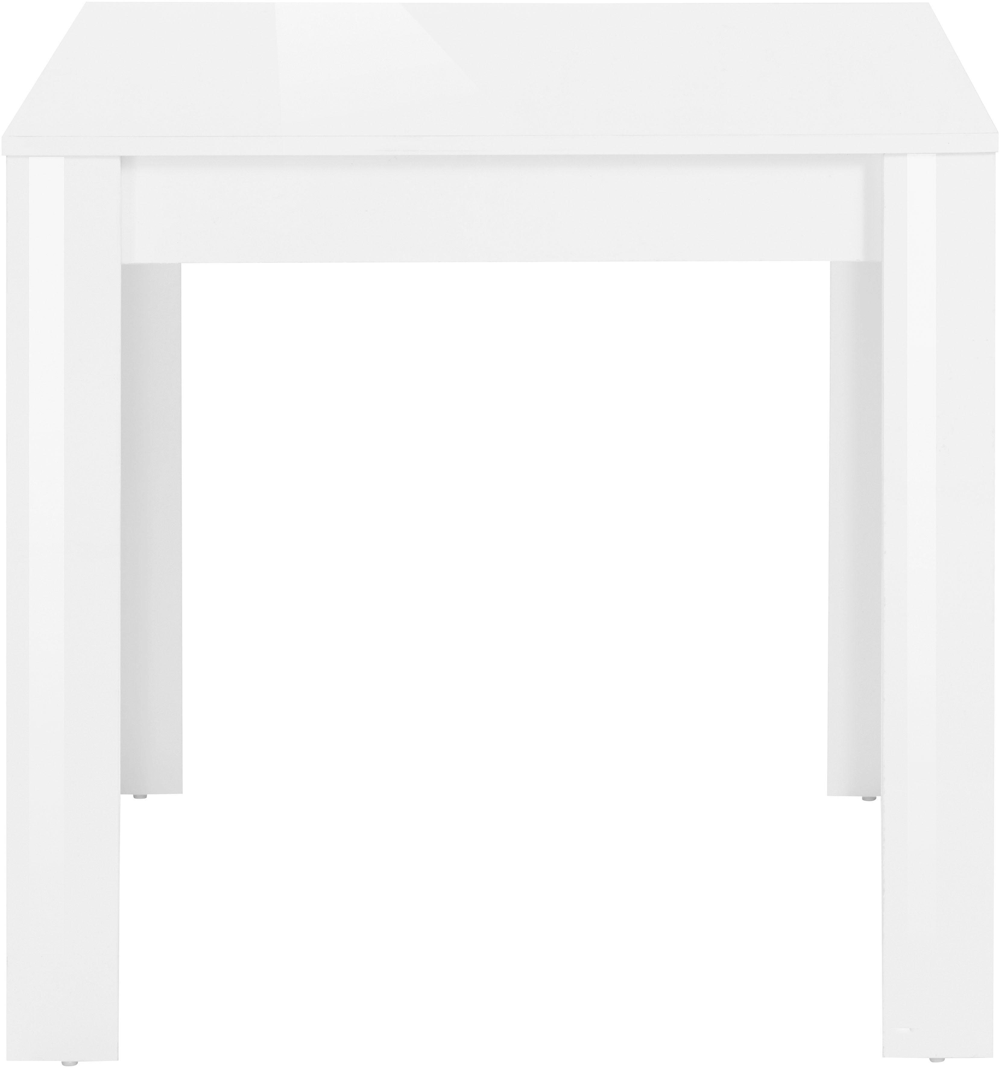 INOSIGN Eettafel Meigh, TOPSELLER! van houtmateriaal in hoogglans, breedte 80 of 120 cm
