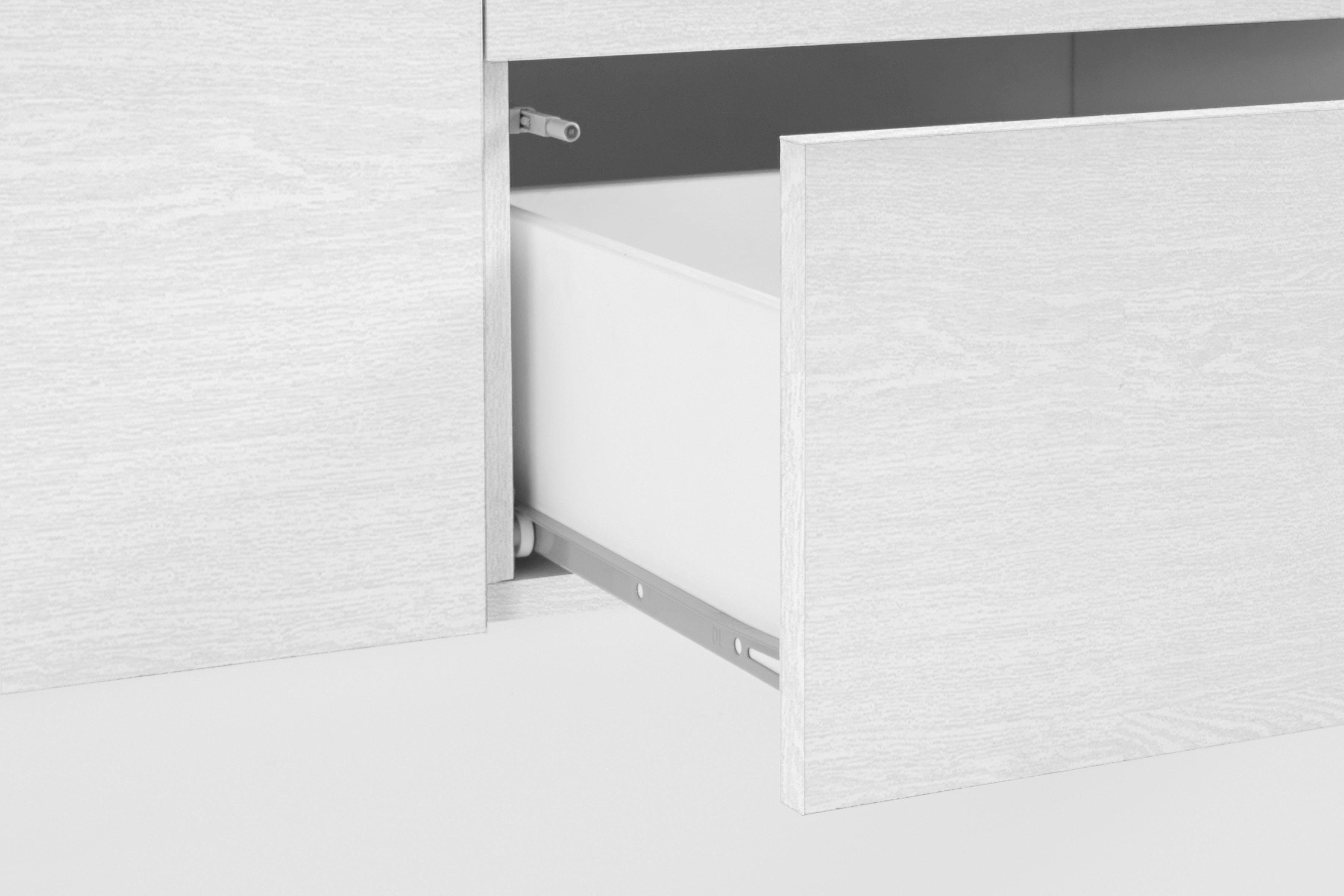 INOSIGN Dressoir Coro, commode, kast, buffet, greeploos met legplanken