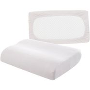 my home kussenovertrek neksteunkussen met elastiek rondom (set van 2) (2 stuks) wit