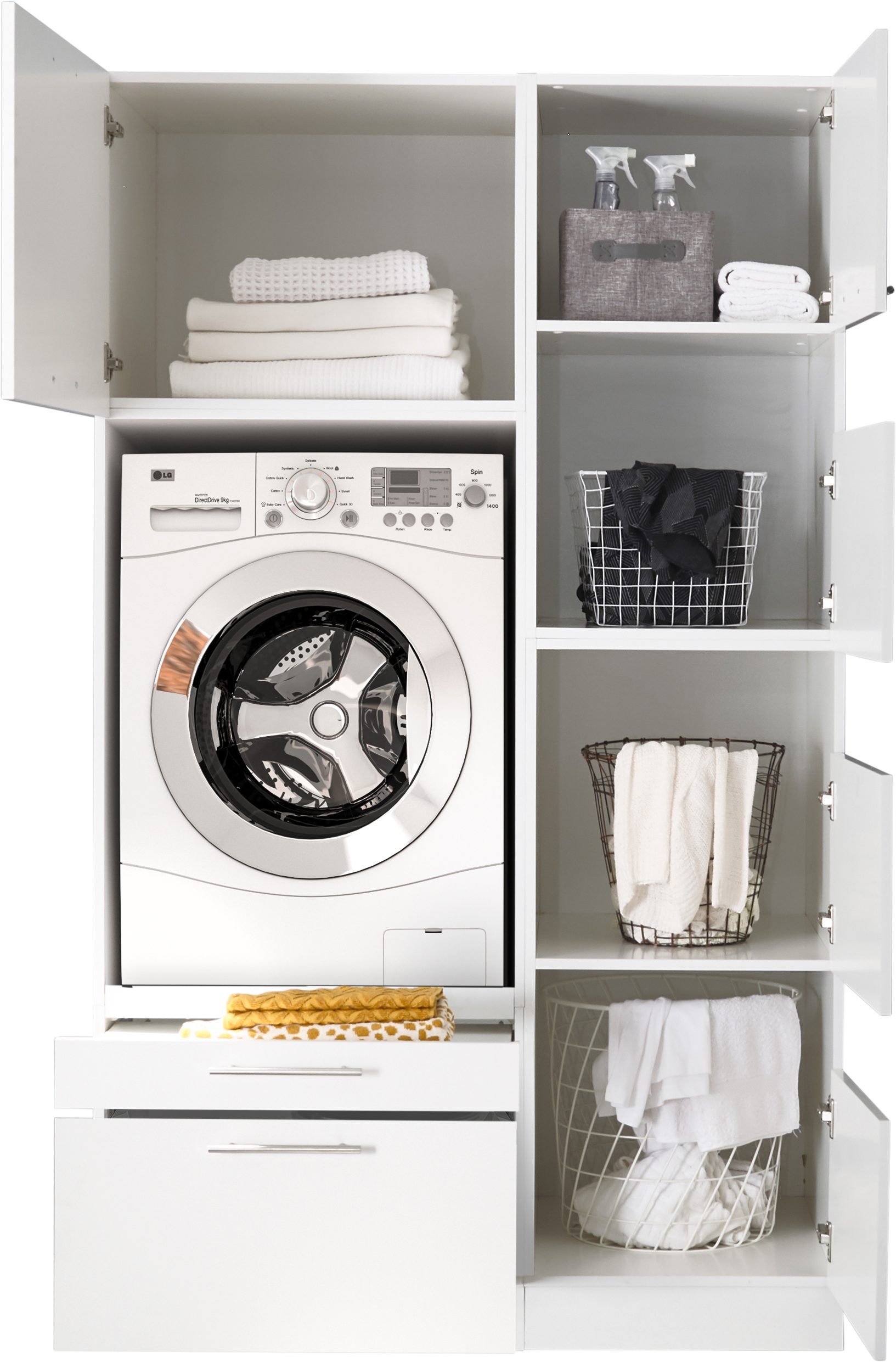 RESPEKTA Multifunctionele kastenset Clara-Set 8 (h x b x d) 200 x 117,4 x 67,6 cm (2 stuks)