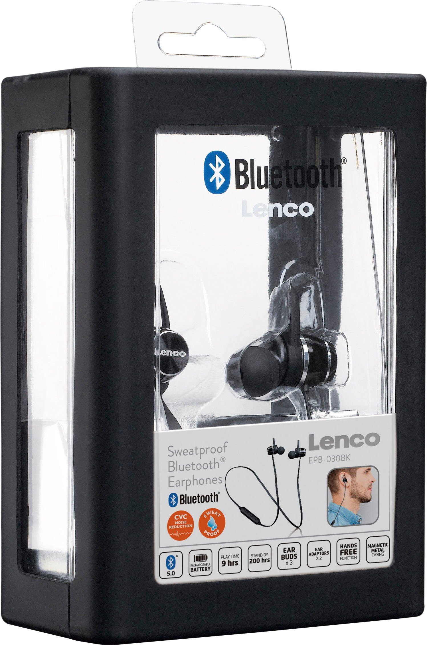 Lenco Bluetooth-hoofdtelefoon EPB-030